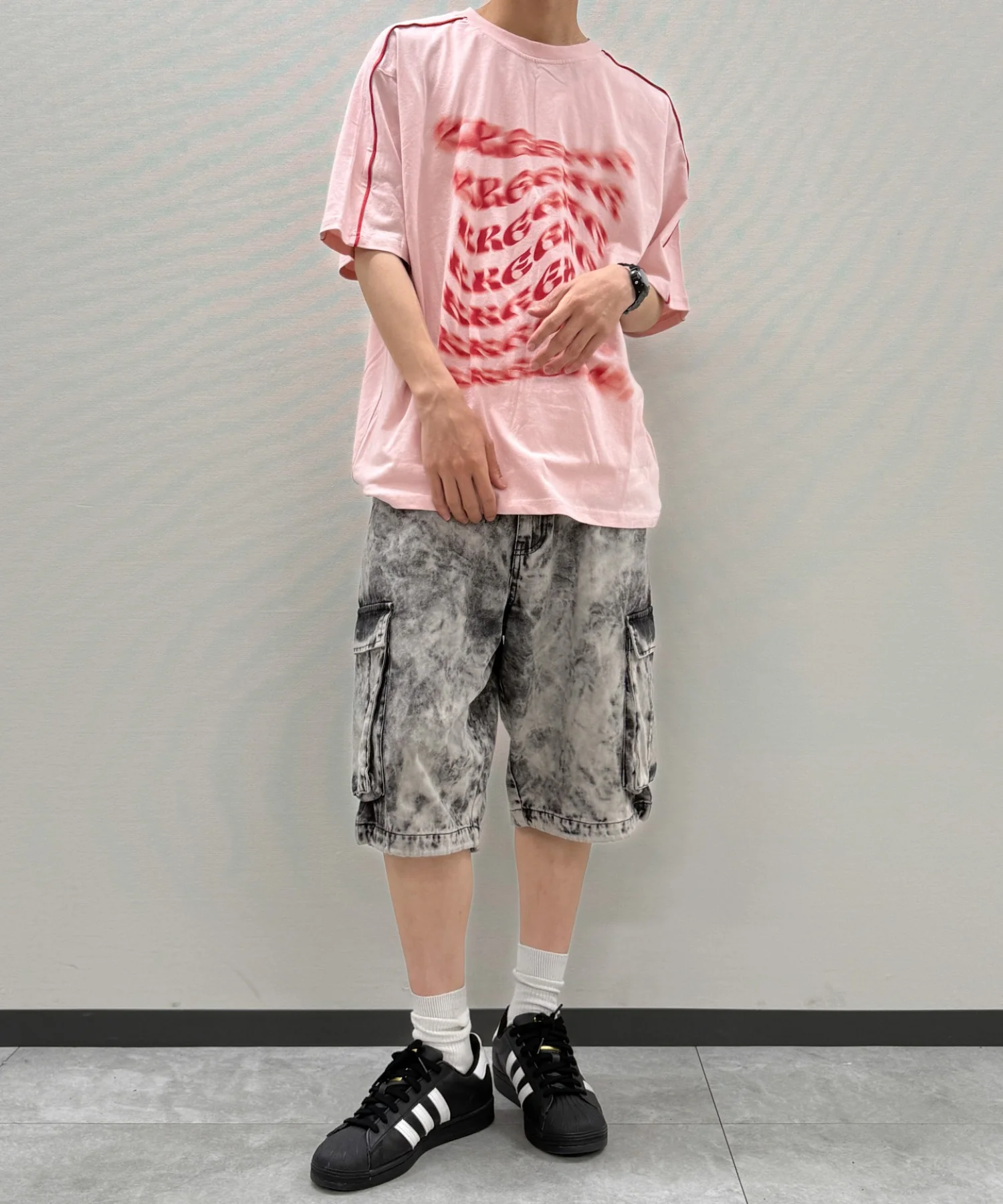 袖パイピングロゴT - Image 9