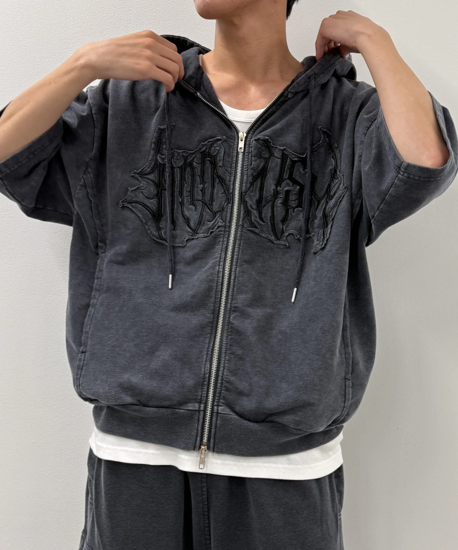 ケミカル加工ZIPパーカー - Image 2