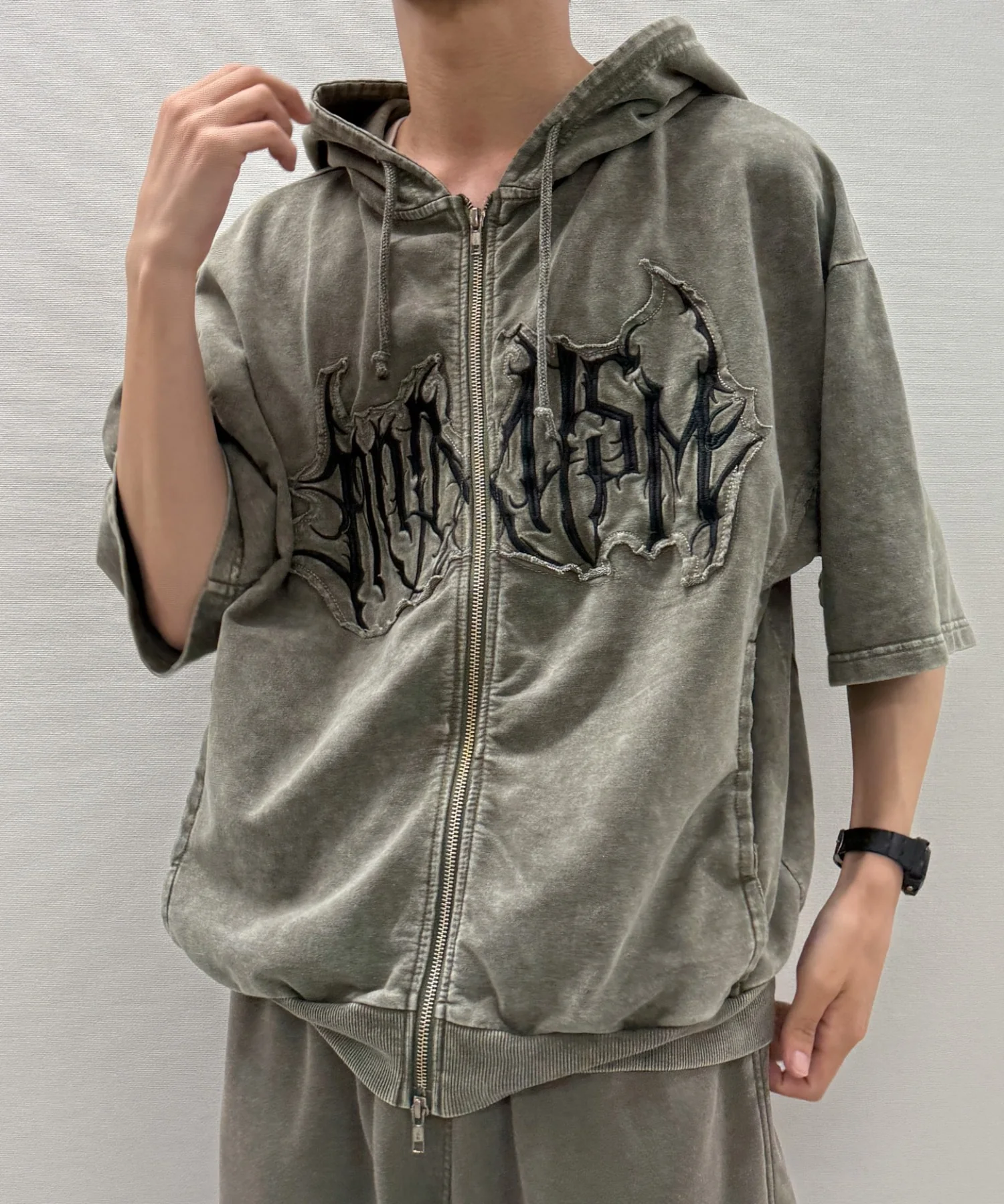 ケミカル加工ZIPパーカー - Image 5