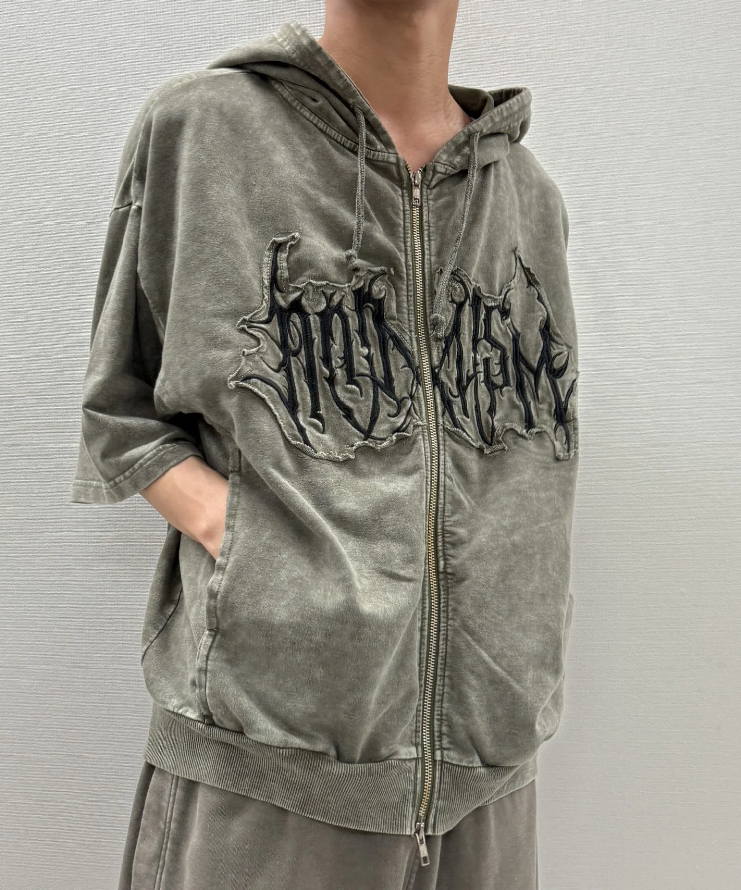 ケミカル加工ZIPパーカー - Image 6