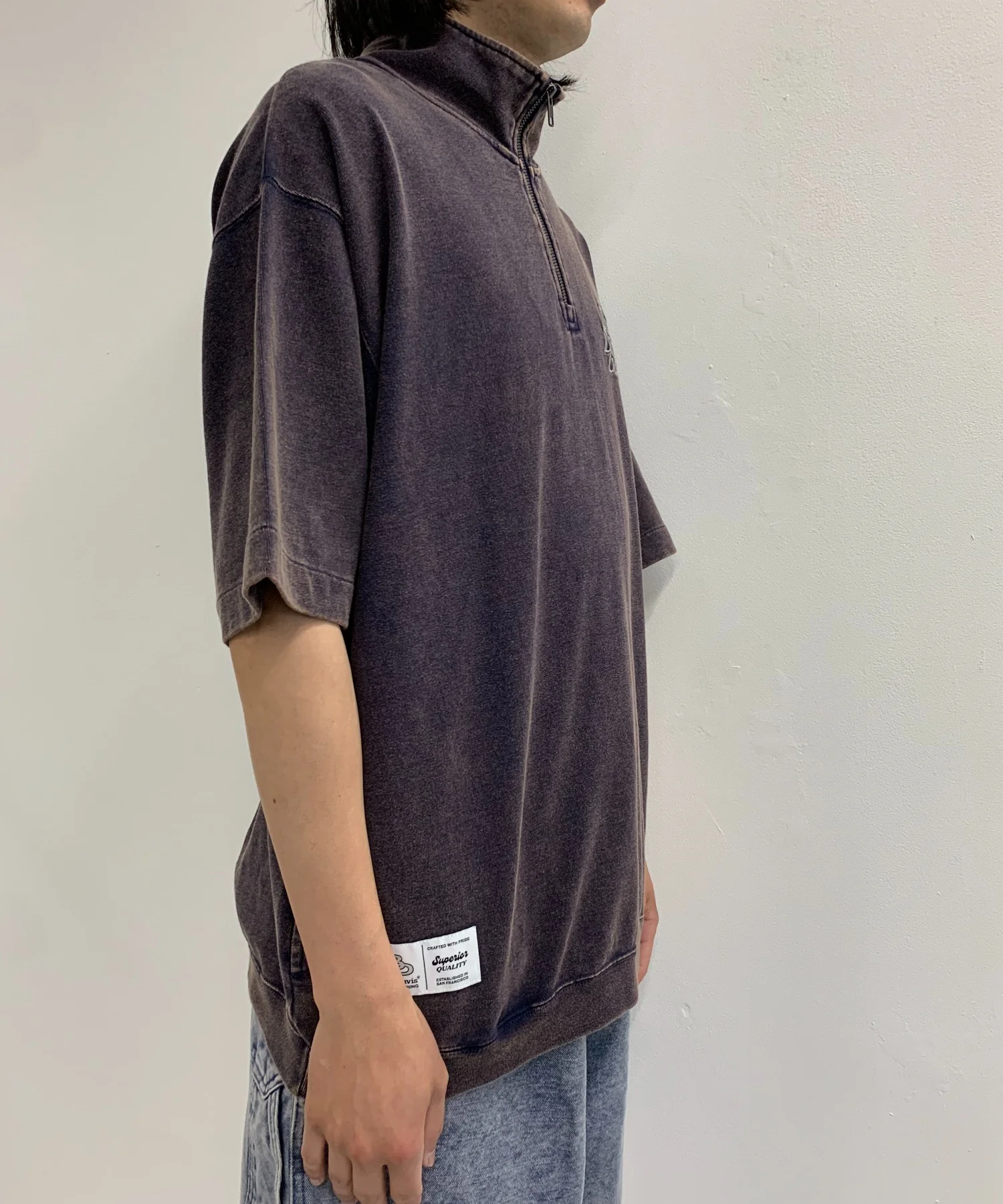 BENDAVIS ヴィンテージハーフジップスウェT - Image 6