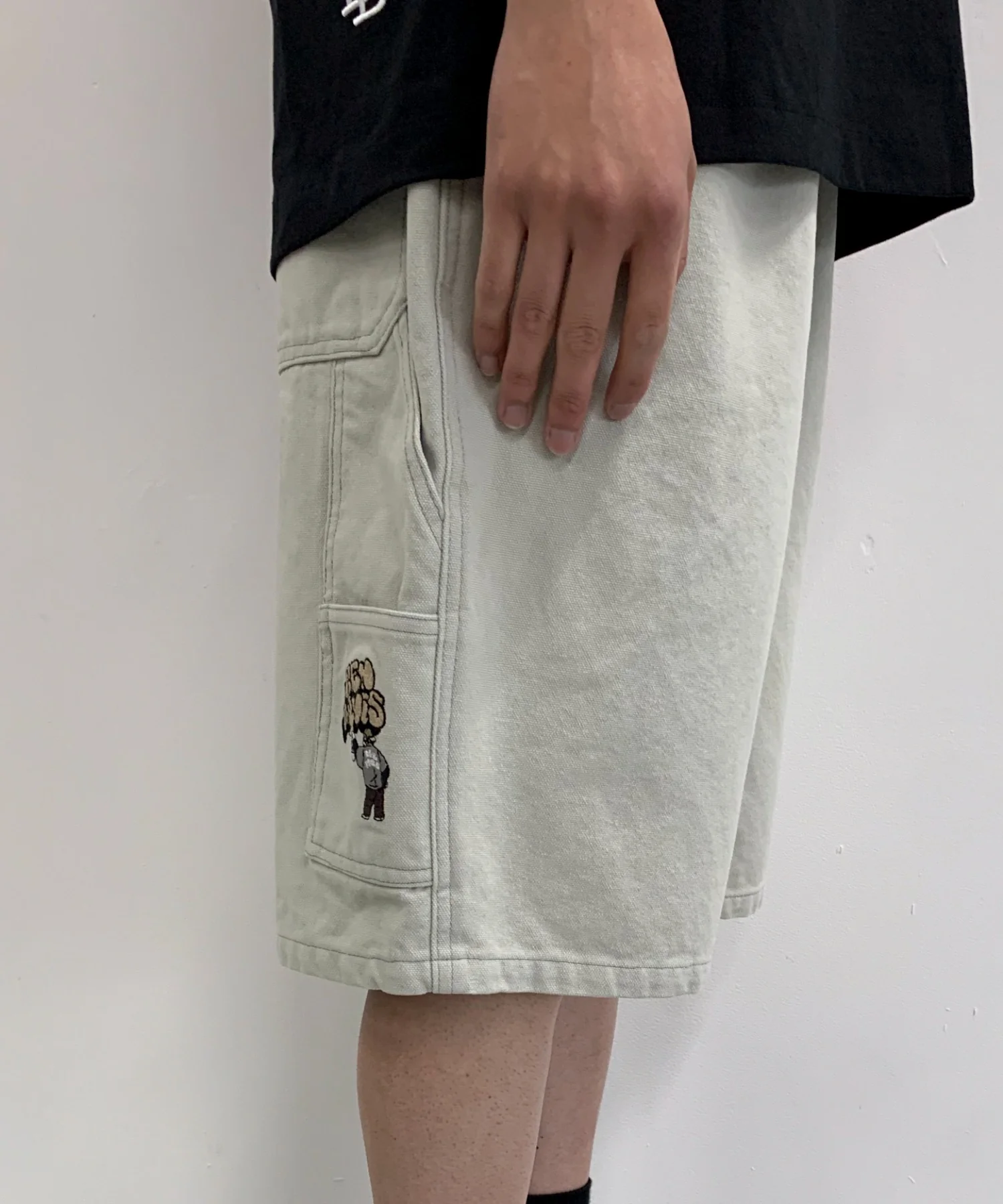 BENDAVIS ロゴ刺繍ワイドショーツ - Image 14