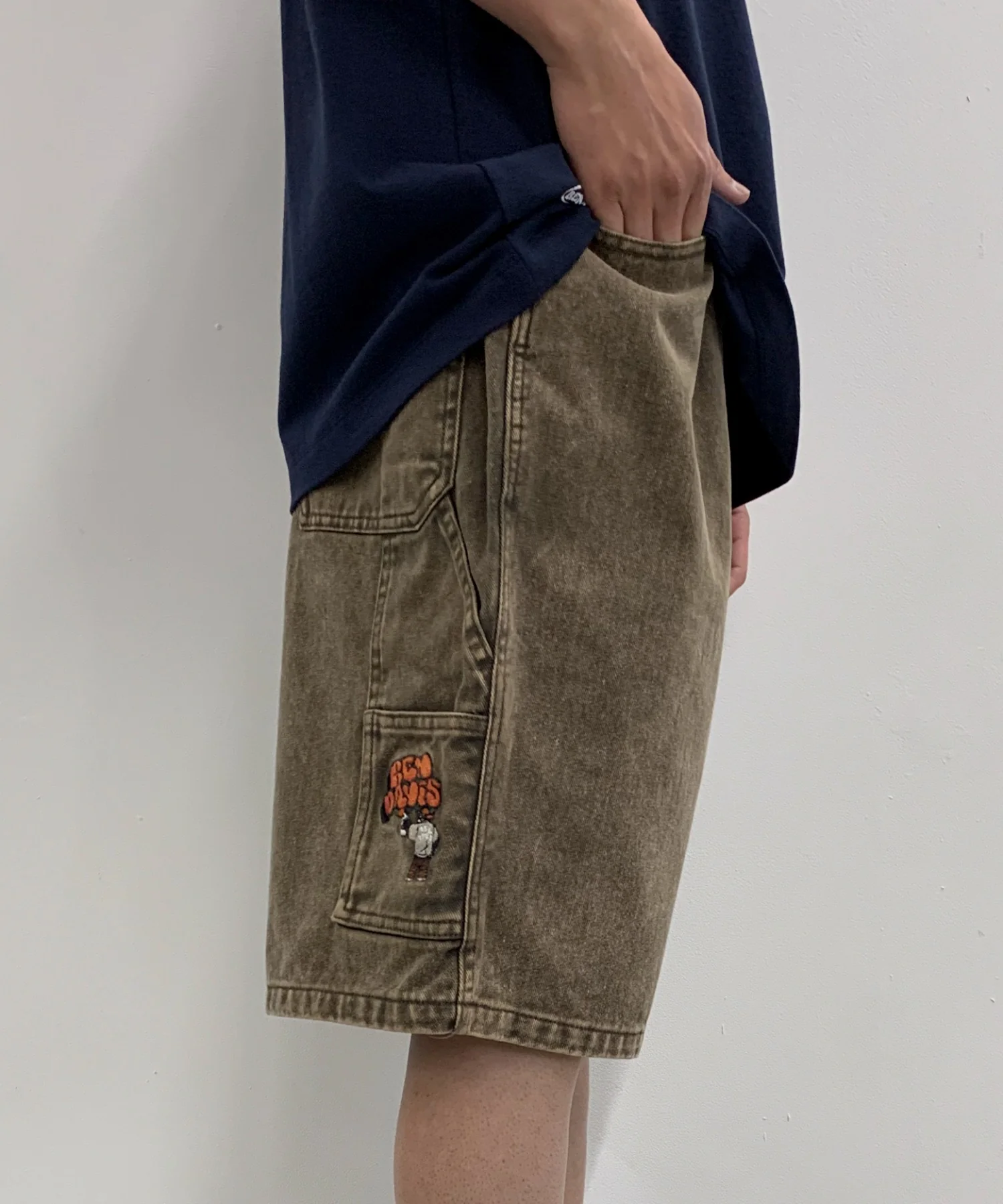 BENDAVIS ロゴ刺繍ワイドショーツ - Image 9