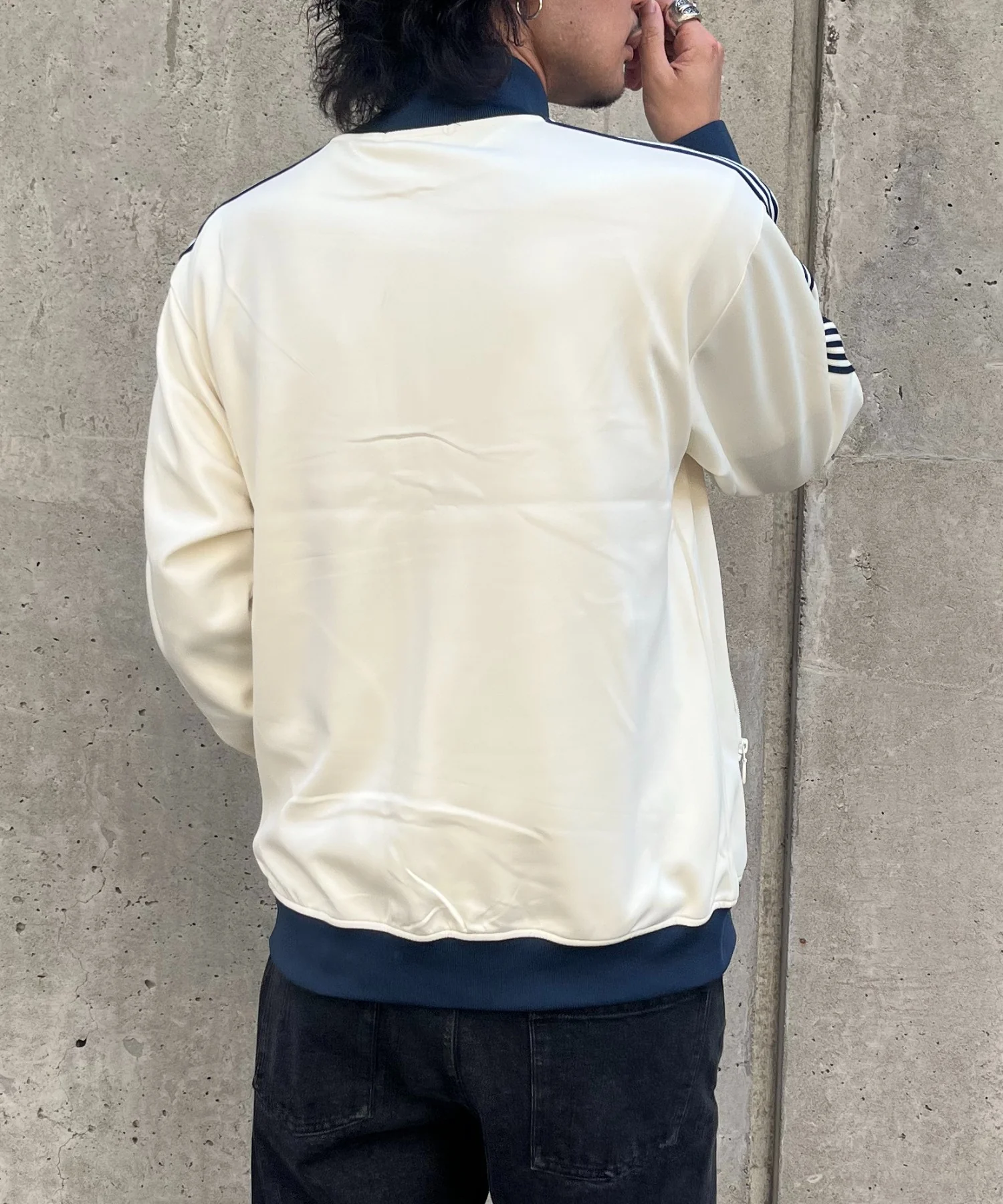 リブ配色サイドライントラックジャケット - Image 15