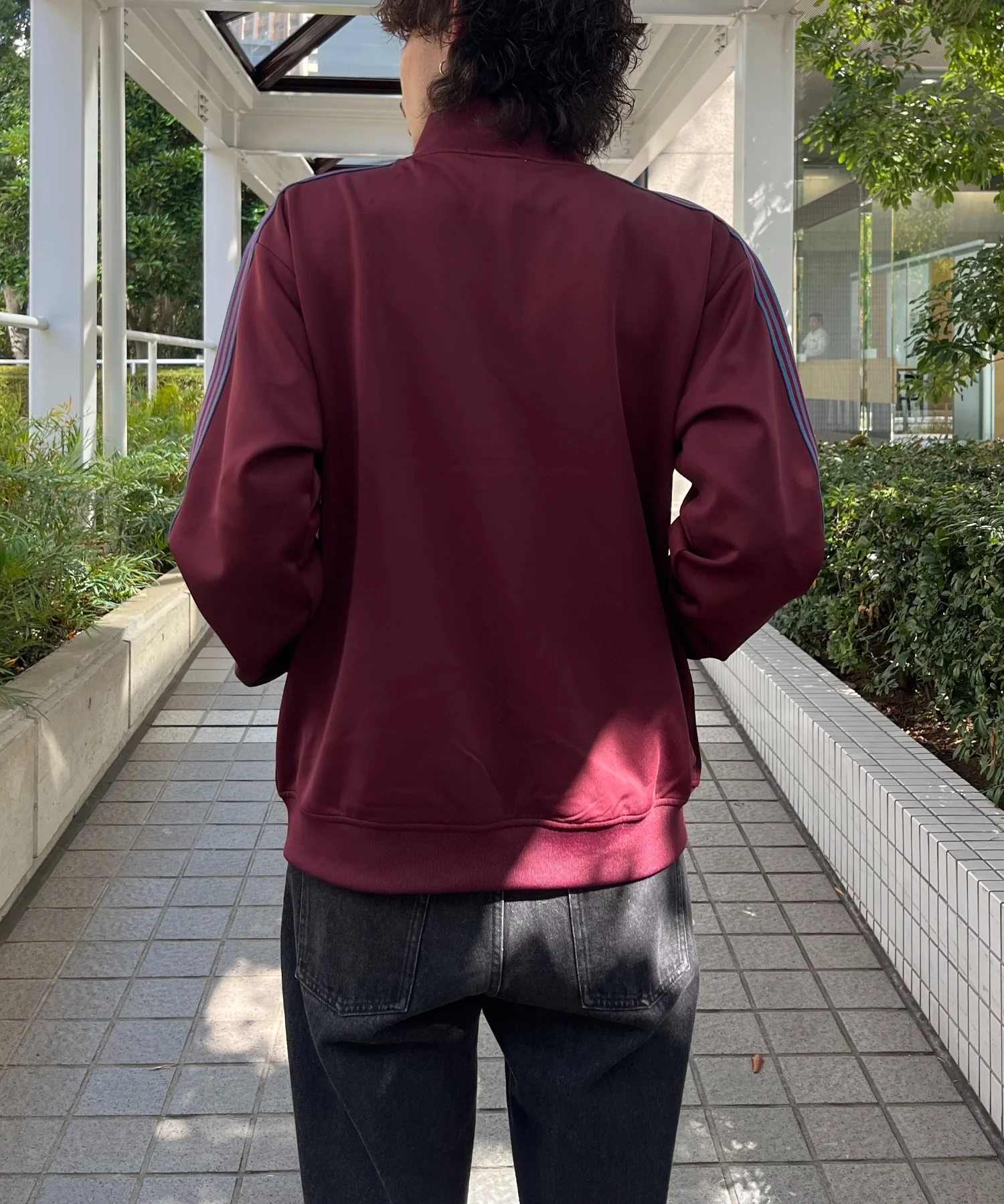 リブ配色サイドライントラックジャケット - Image 9