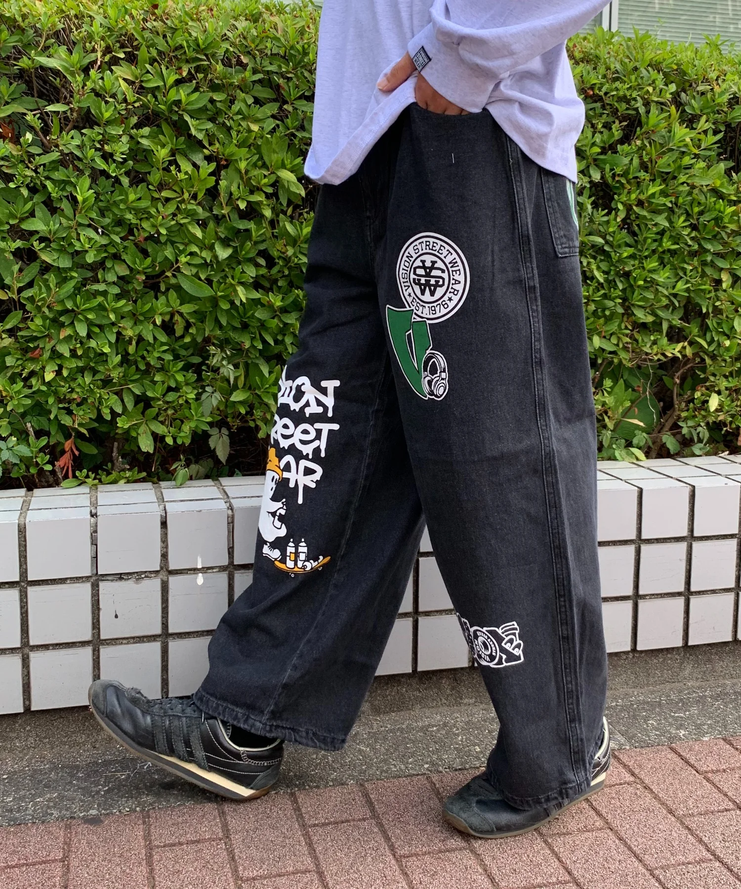 VISION ゴーストプリントデニムパンツ - Image 10