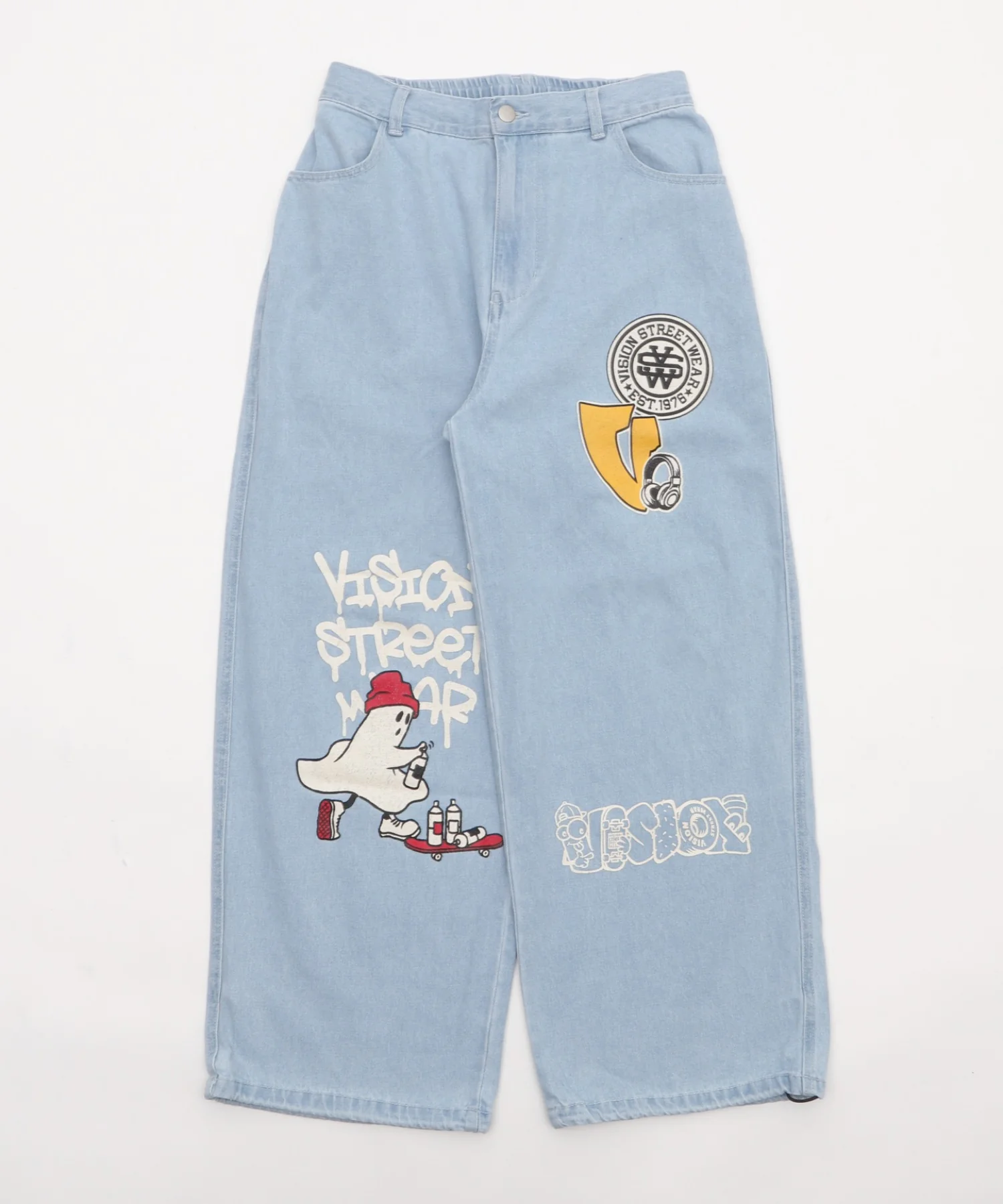 VISION ゴーストプリントデニムパンツ - Image 11