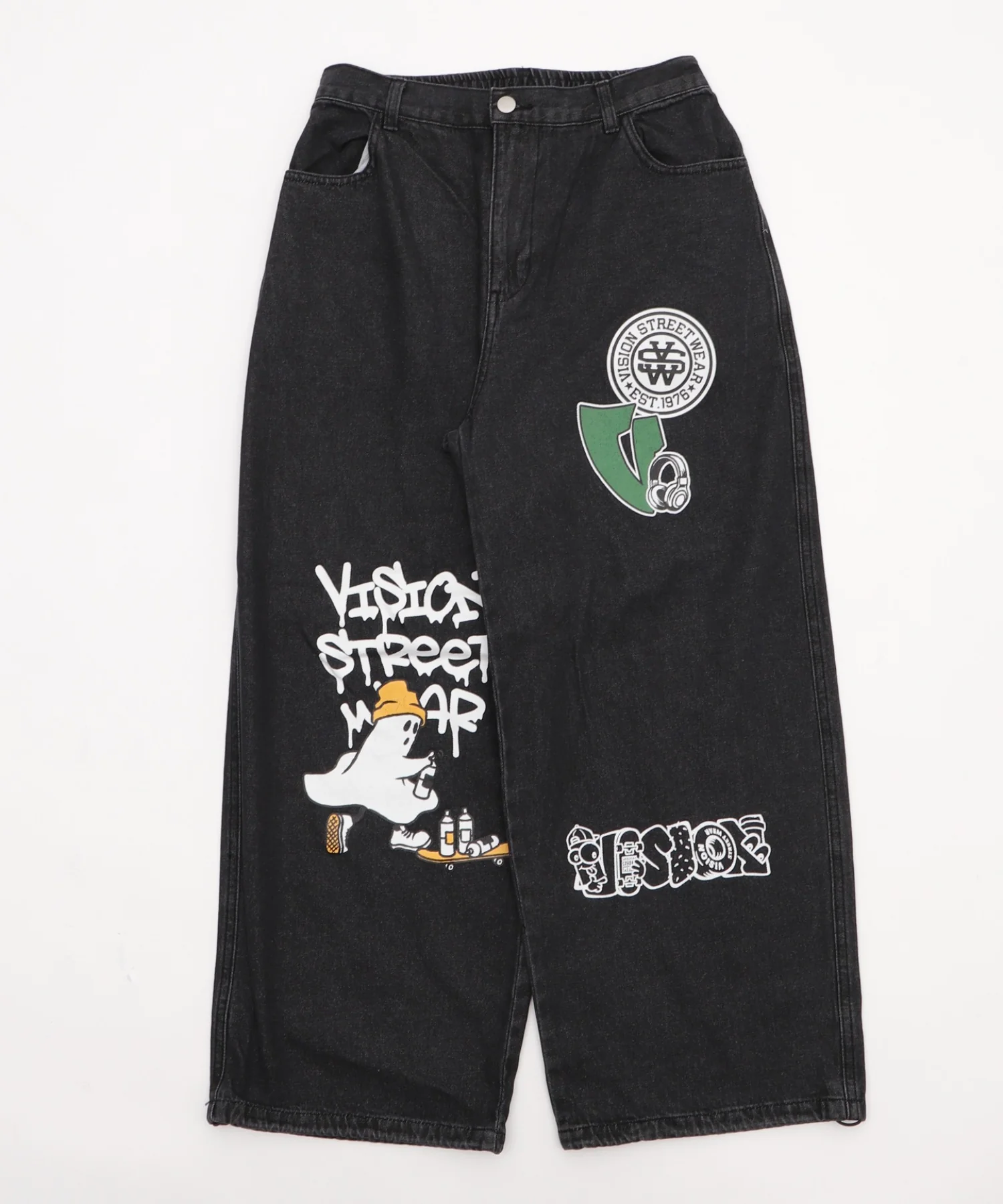 VISION ゴーストプリントデニムパンツ - Image 12