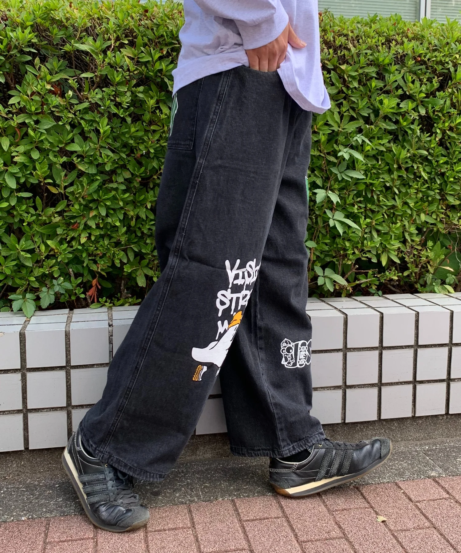 VISION ゴーストプリントデニムパンツ - Image 9