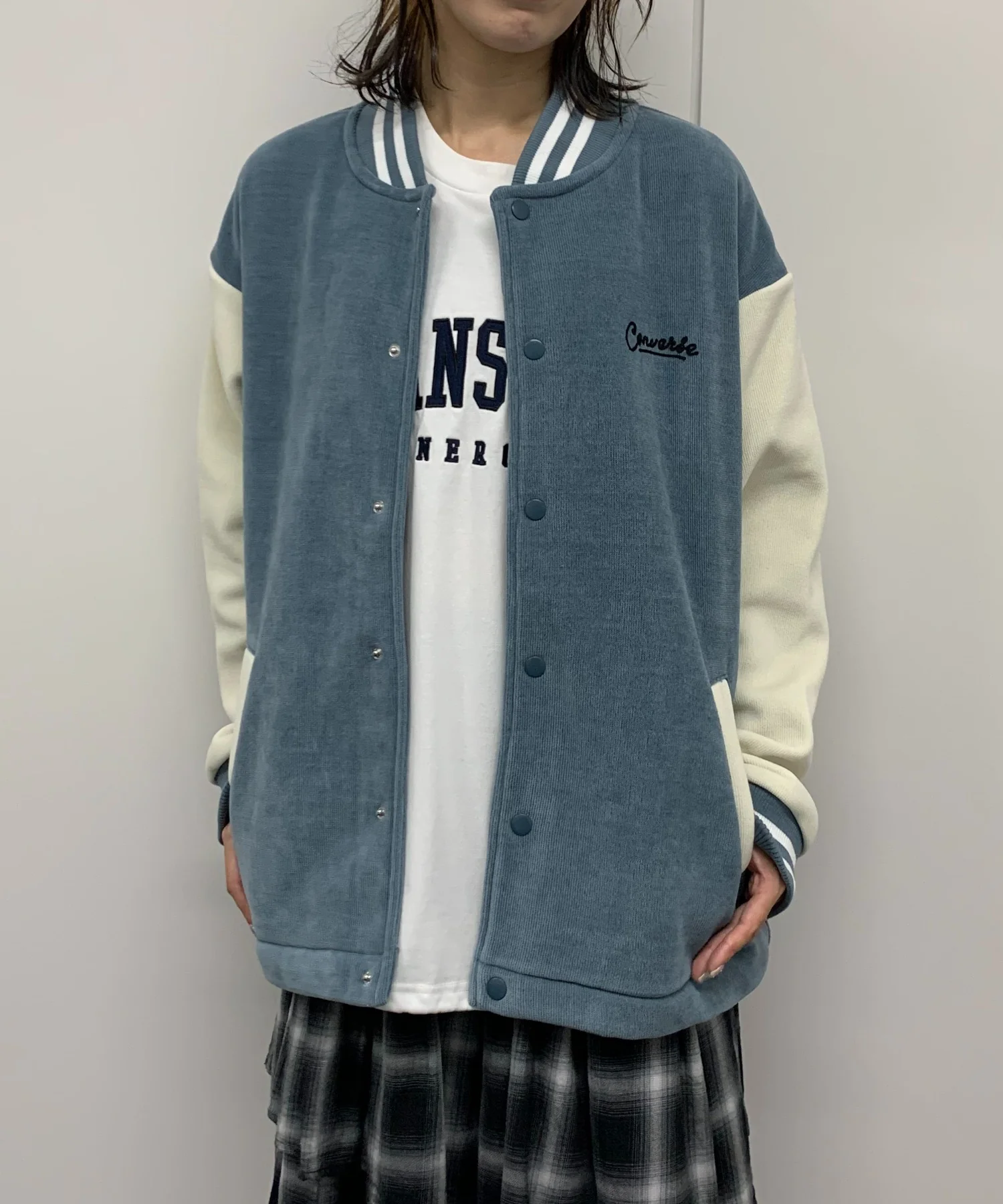CONVERSE 裾ドロストモチーフスタジャン - Image 11