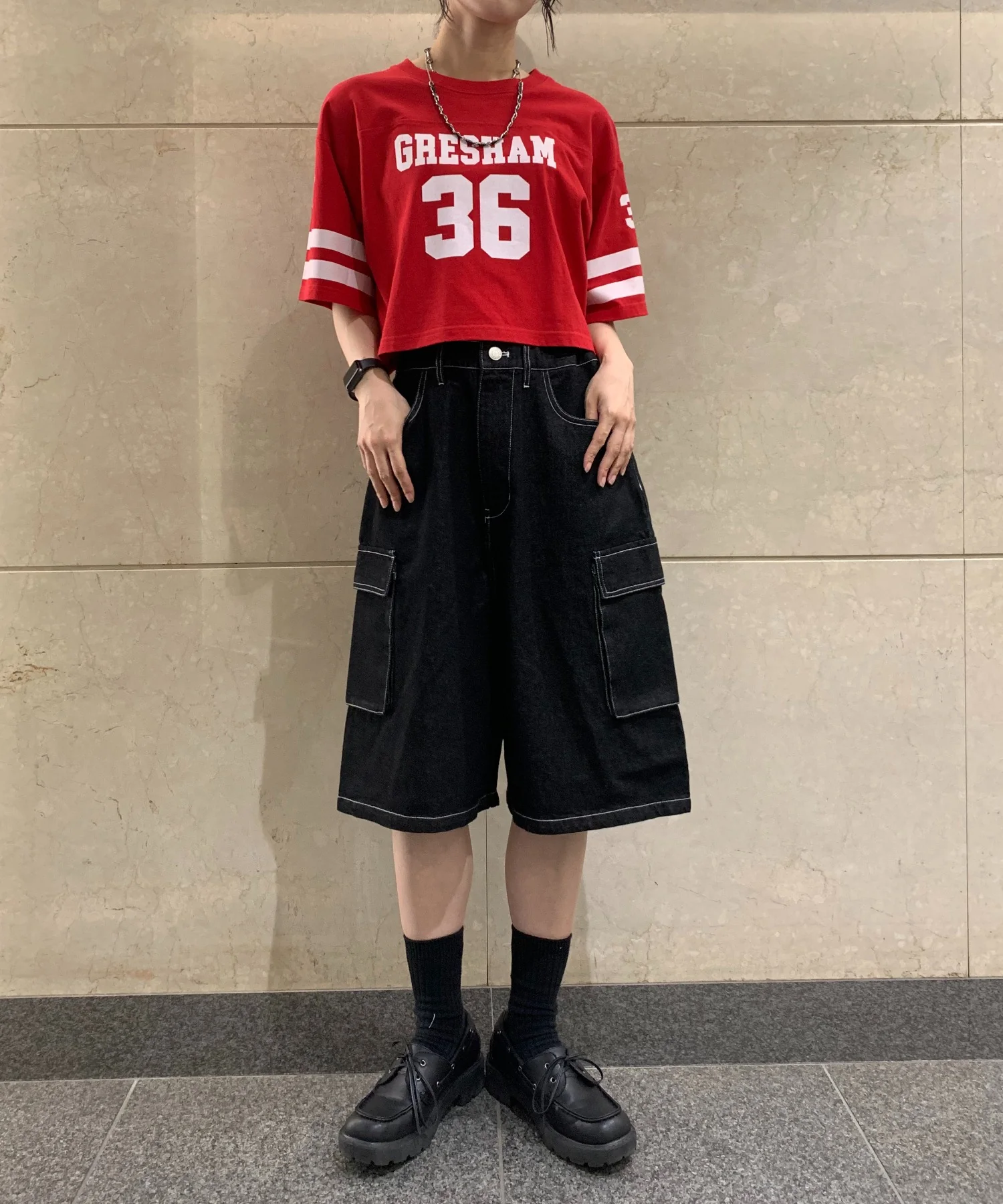 VISION ロゴカーゴハーフパンツ - Image 6
