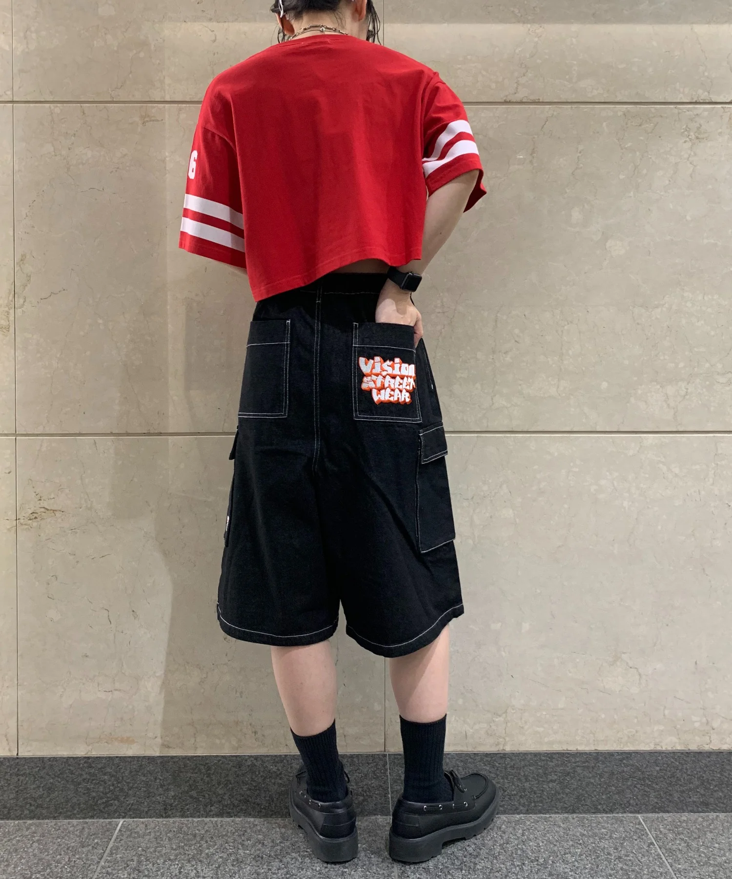 VISION ロゴカーゴハーフパンツ - Image 9