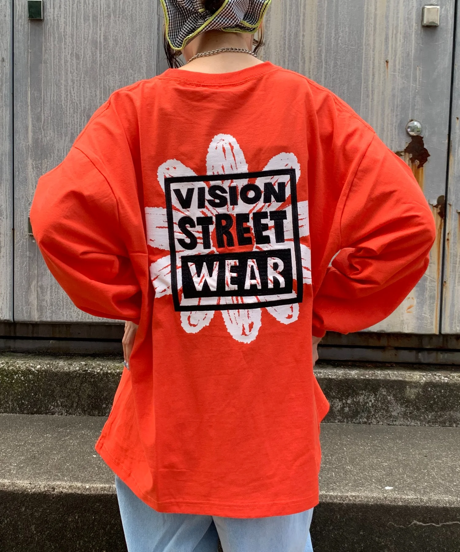 VISION　フラワーロゴロンT - Image 2