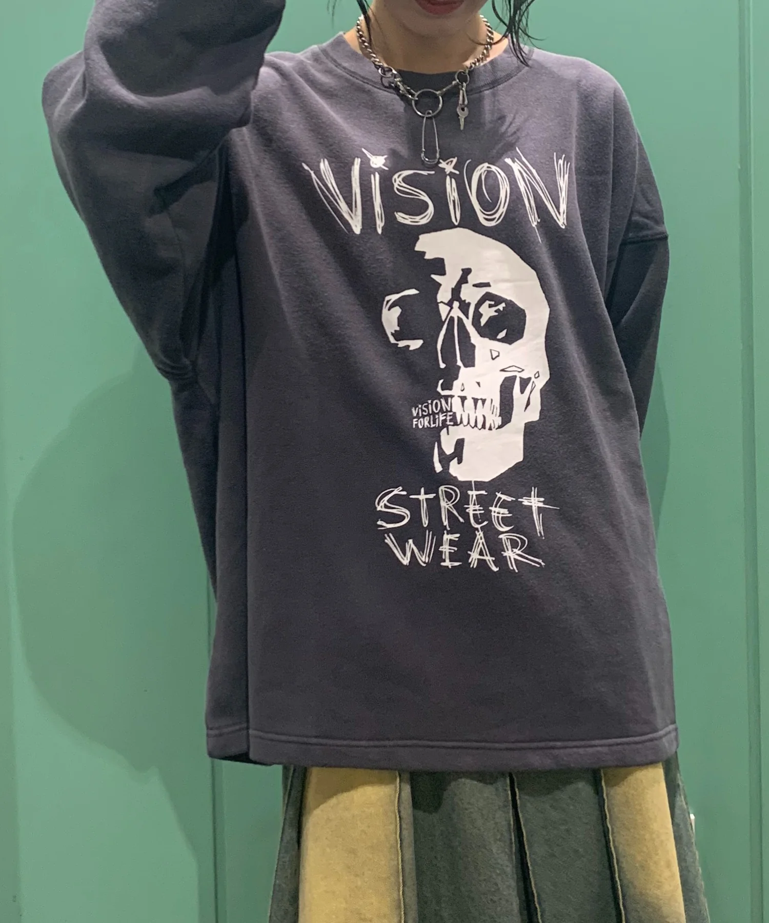 VISION スカルBIGプルオーバー - Image 12
