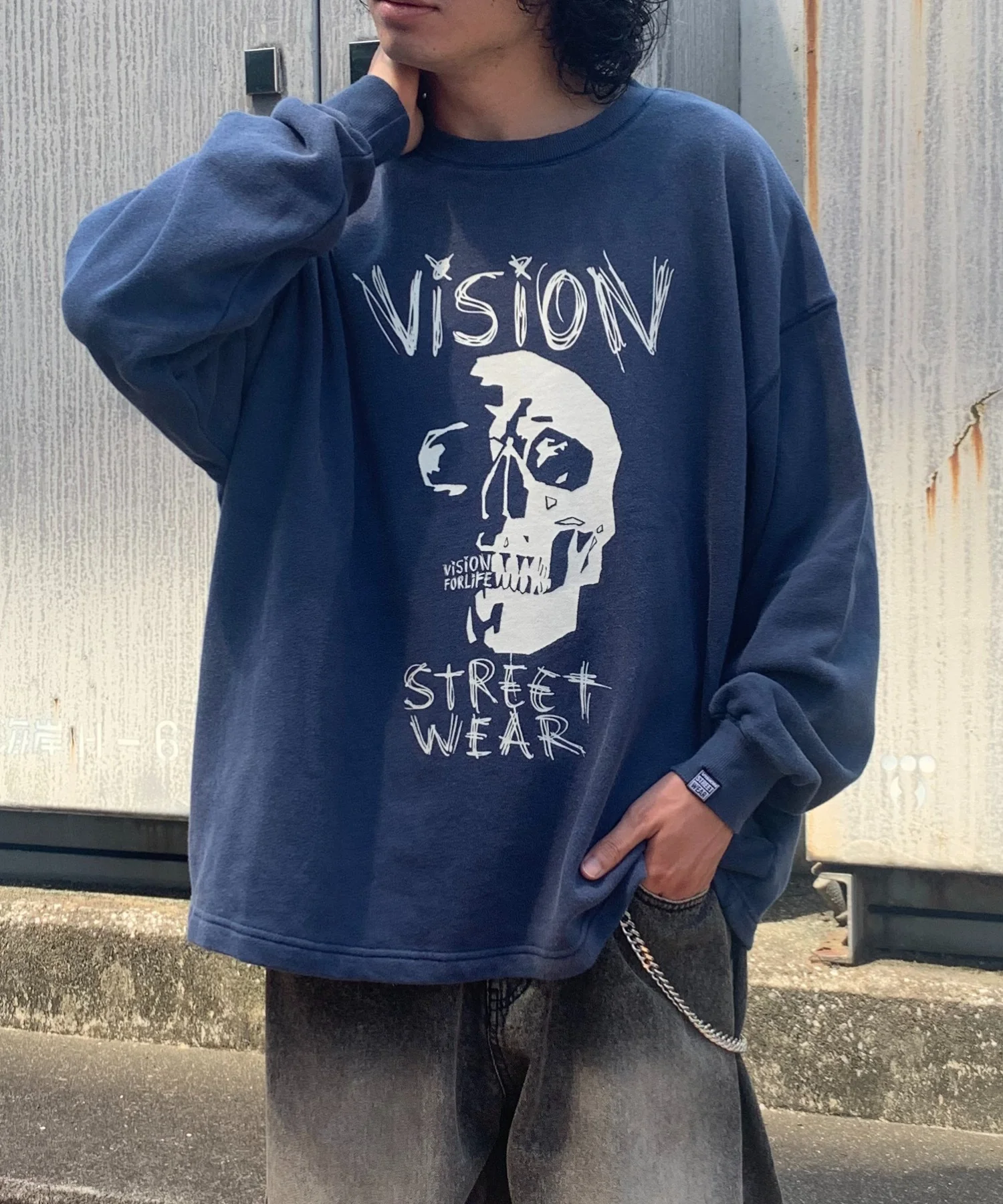 VISION スカルBIGプルオーバー - Image 2