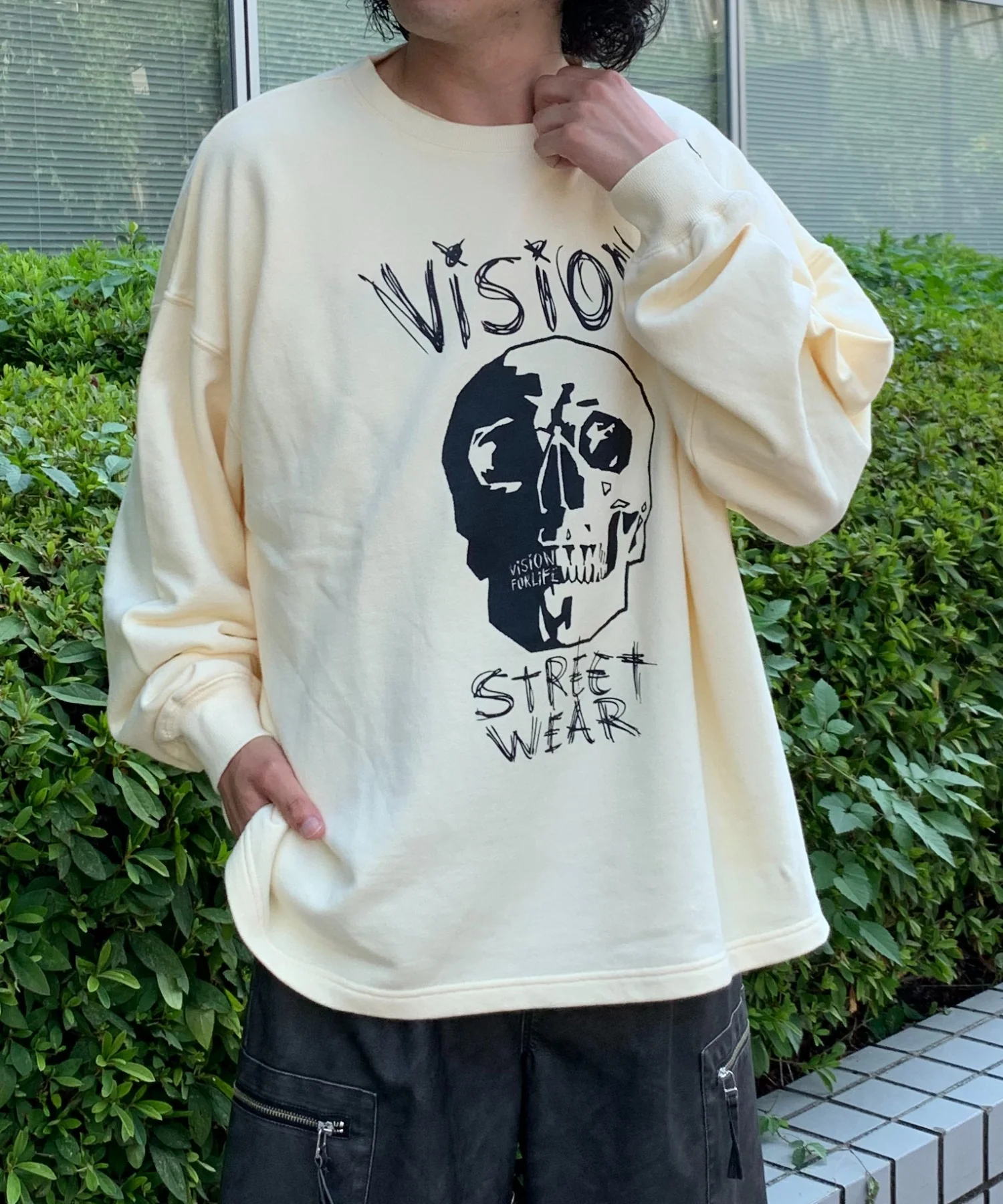 VISION スカルBIGプルオーバー - Image 4
