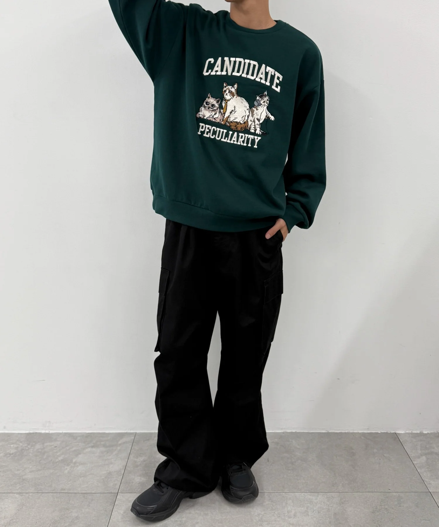 カレッジネコ裏起毛スウェット - Image 15