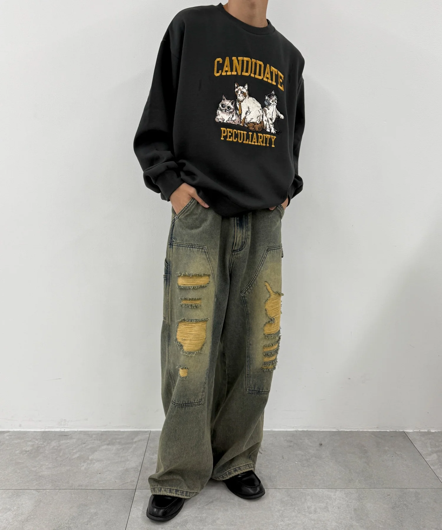 カレッジネコ裏起毛スウェット - Image 19