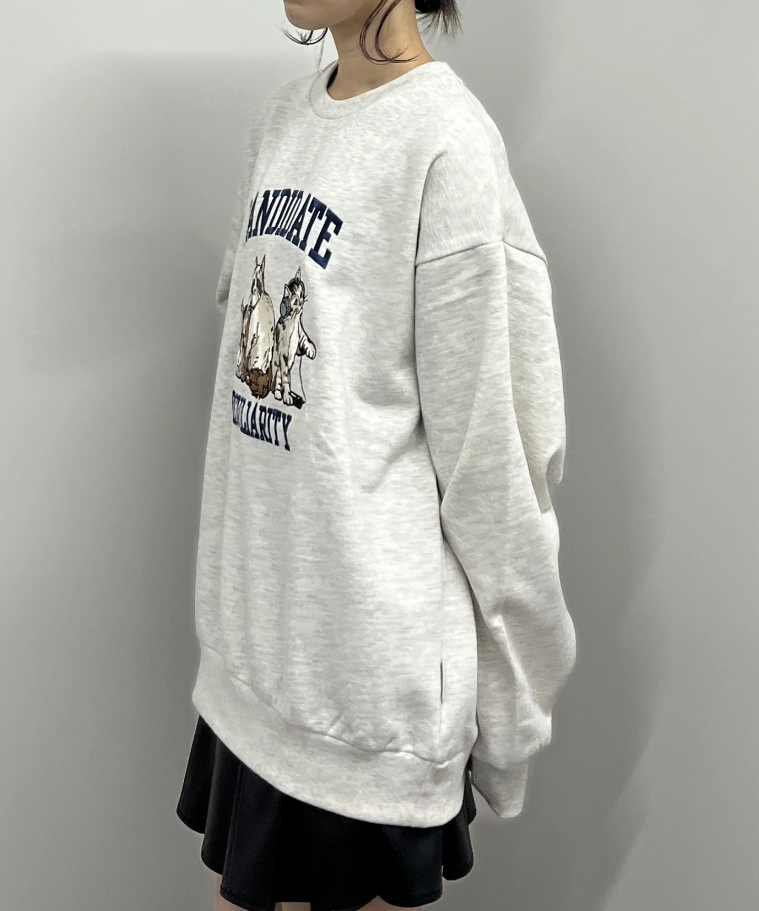 カレッジネコ裏起毛スウェット - Image 8