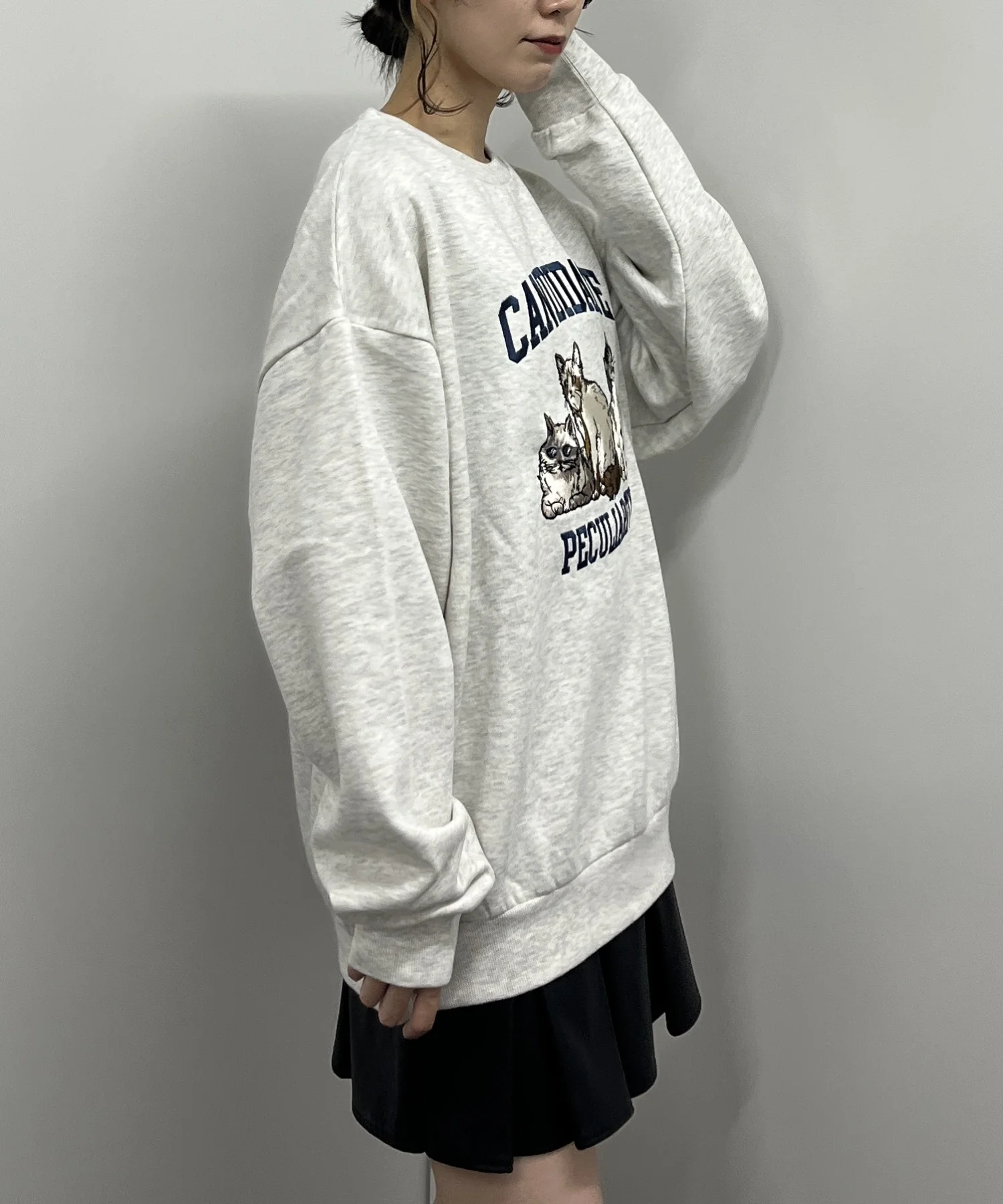 カレッジネコ裏起毛スウェット - Image 9