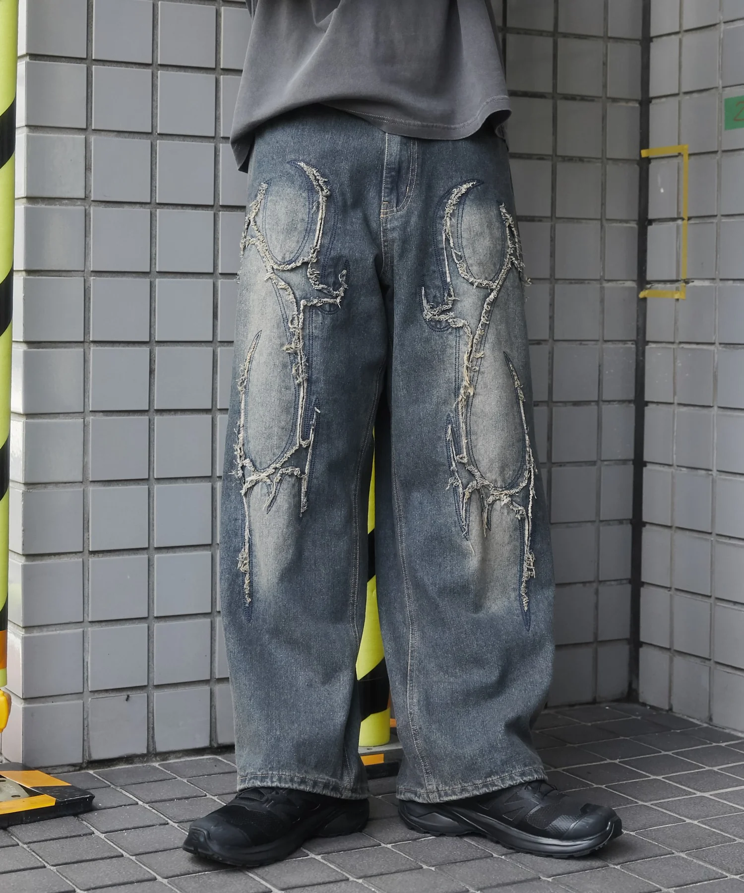 トライバルフリンジデニムパンツ - Image 16