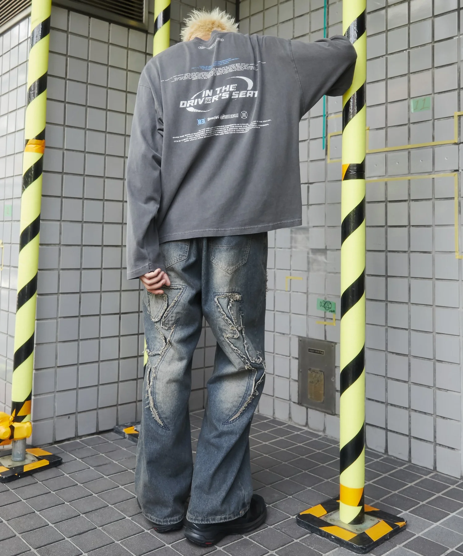 トライバルフリンジデニムパンツ - Image 18