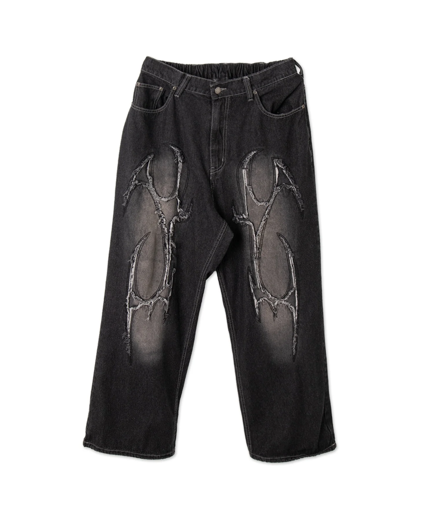 トライバルフリンジデニムパンツ - Image 19
