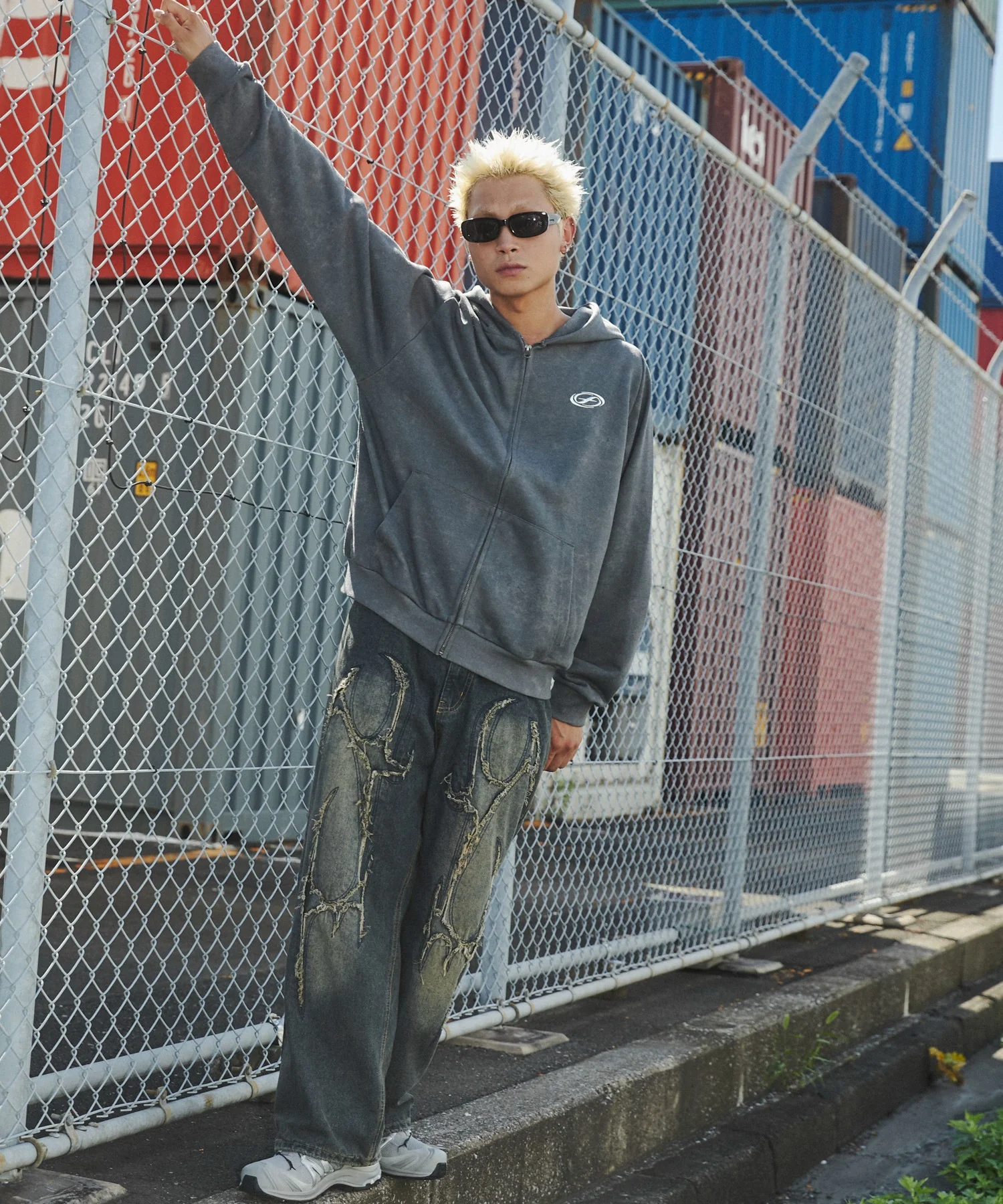 トライバルフリンジデニムパンツ - Image 5
