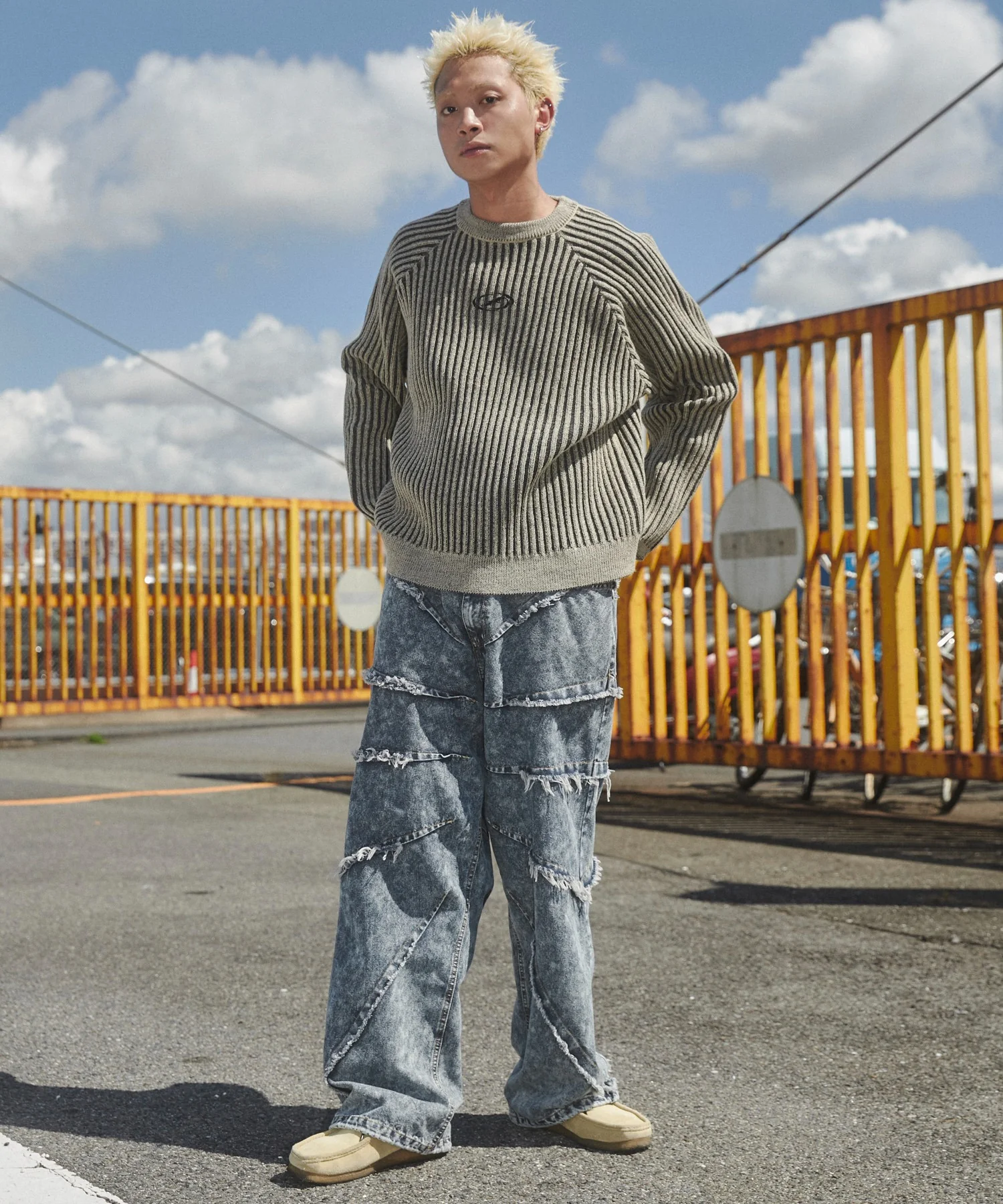ダーツフリンジデニムパンツ - Image 9