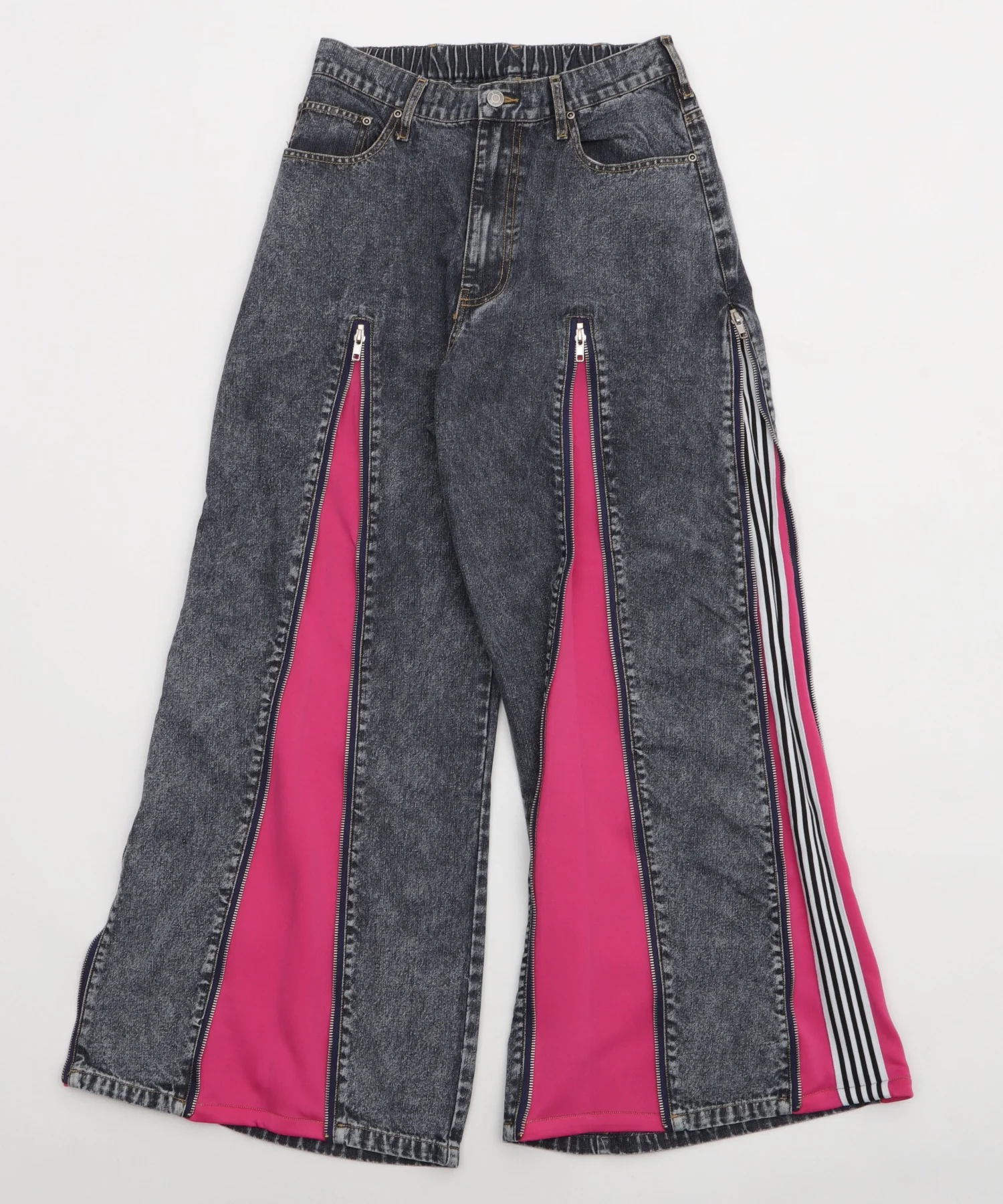 ジャージドッキングZIPデニムパンツ - Image 12
