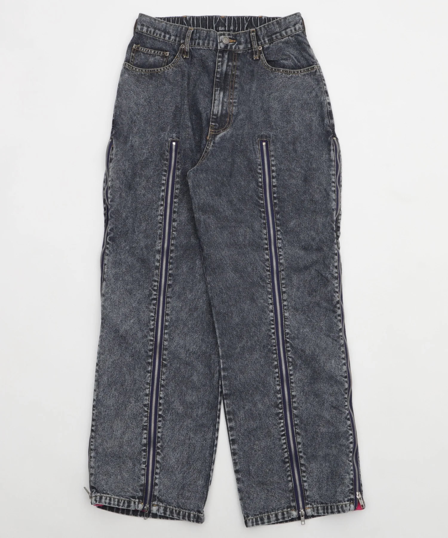 ジャージドッキングZIPデニムパンツ - Image 14