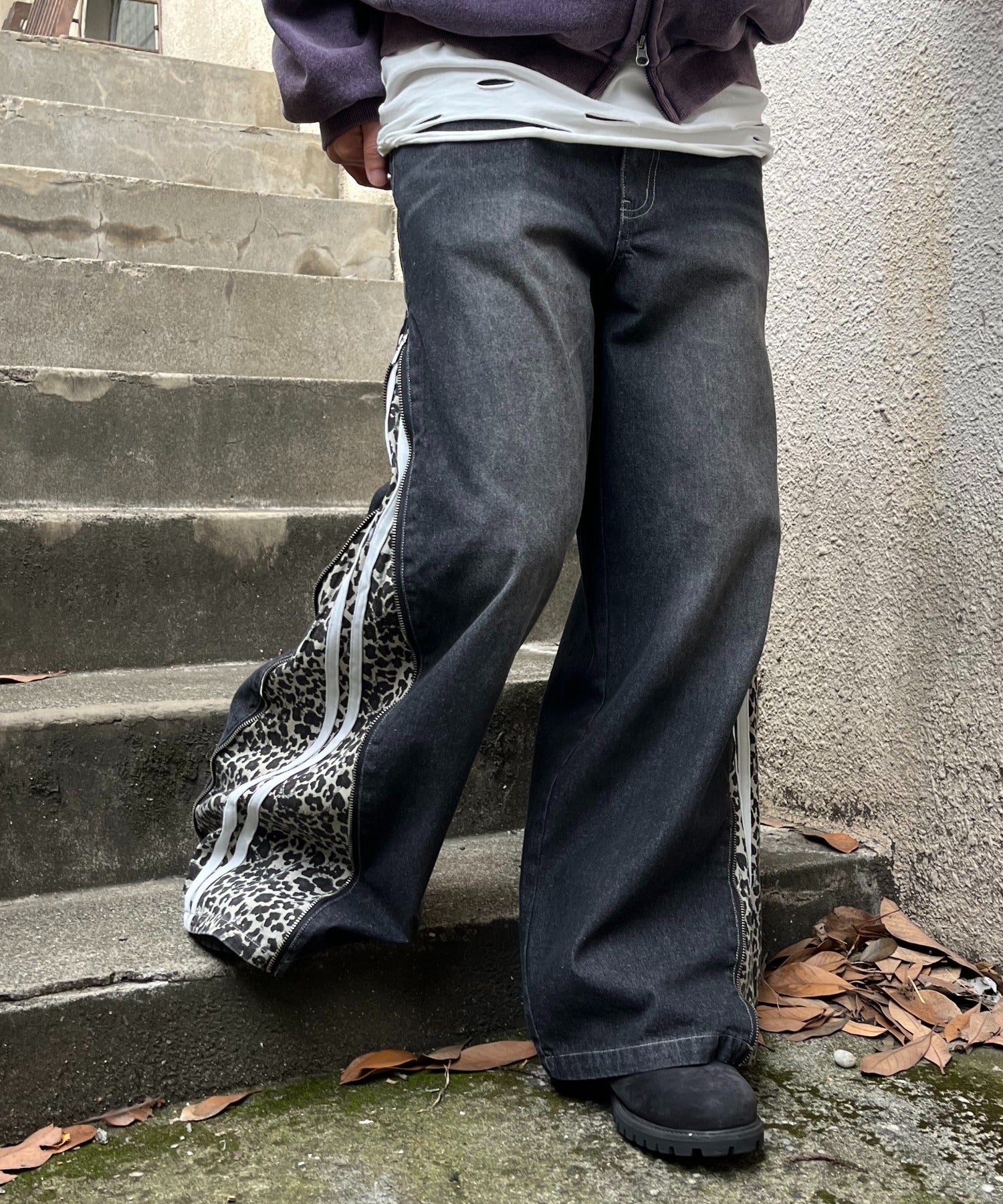 2WAYデニムZIPパンツ - Image 4