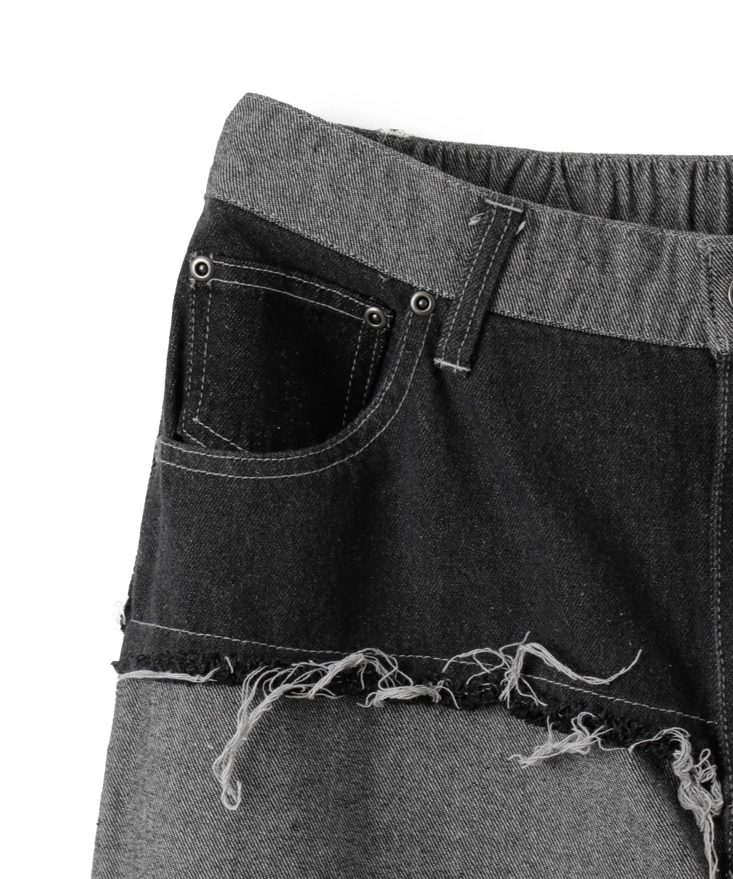 ワイドクレイジーパターンデニムパンツ - Image 13