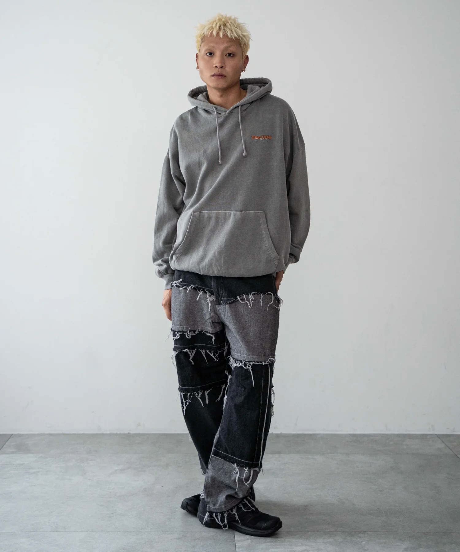 ワイドクレイジーパターンデニムパンツ - Image 8