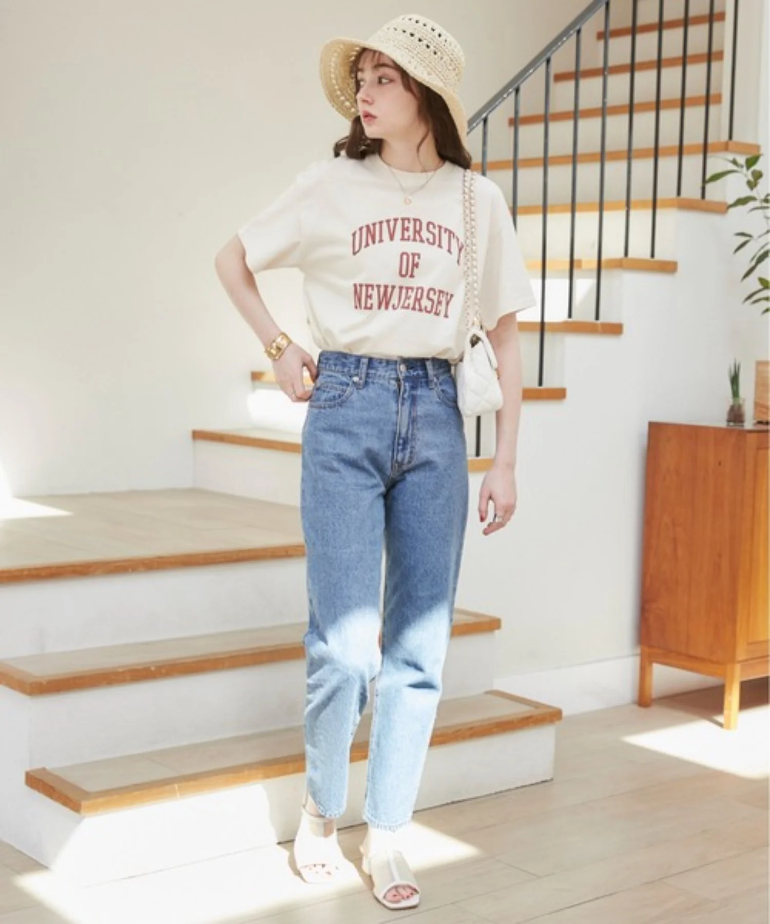 カレッジロゴプリントTee - Image 100
