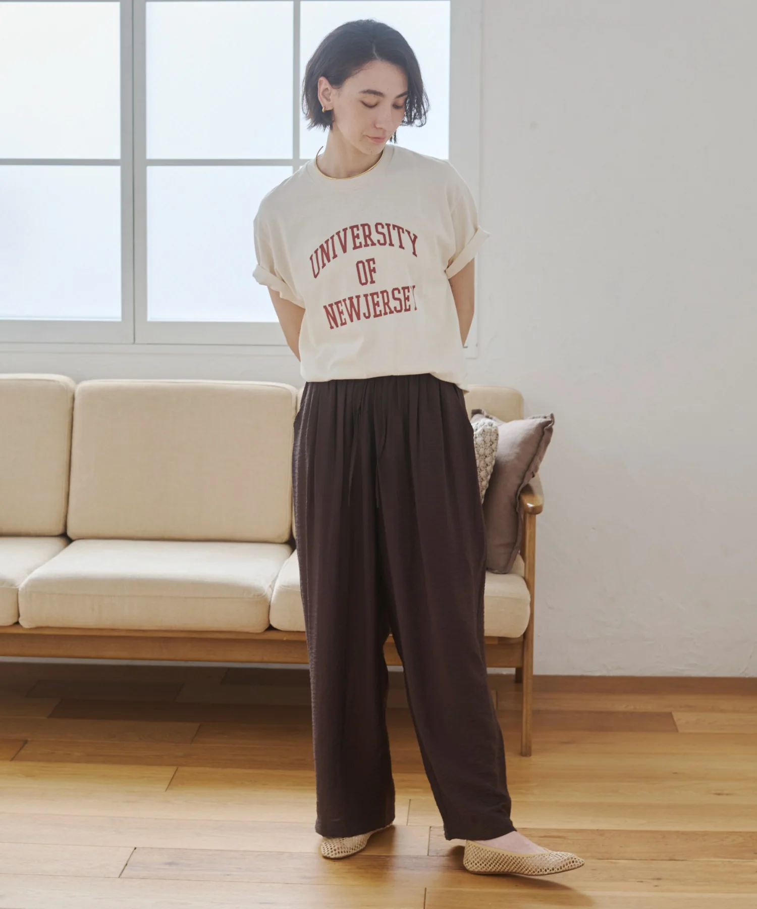 カレッジロゴプリントTee - Image 101