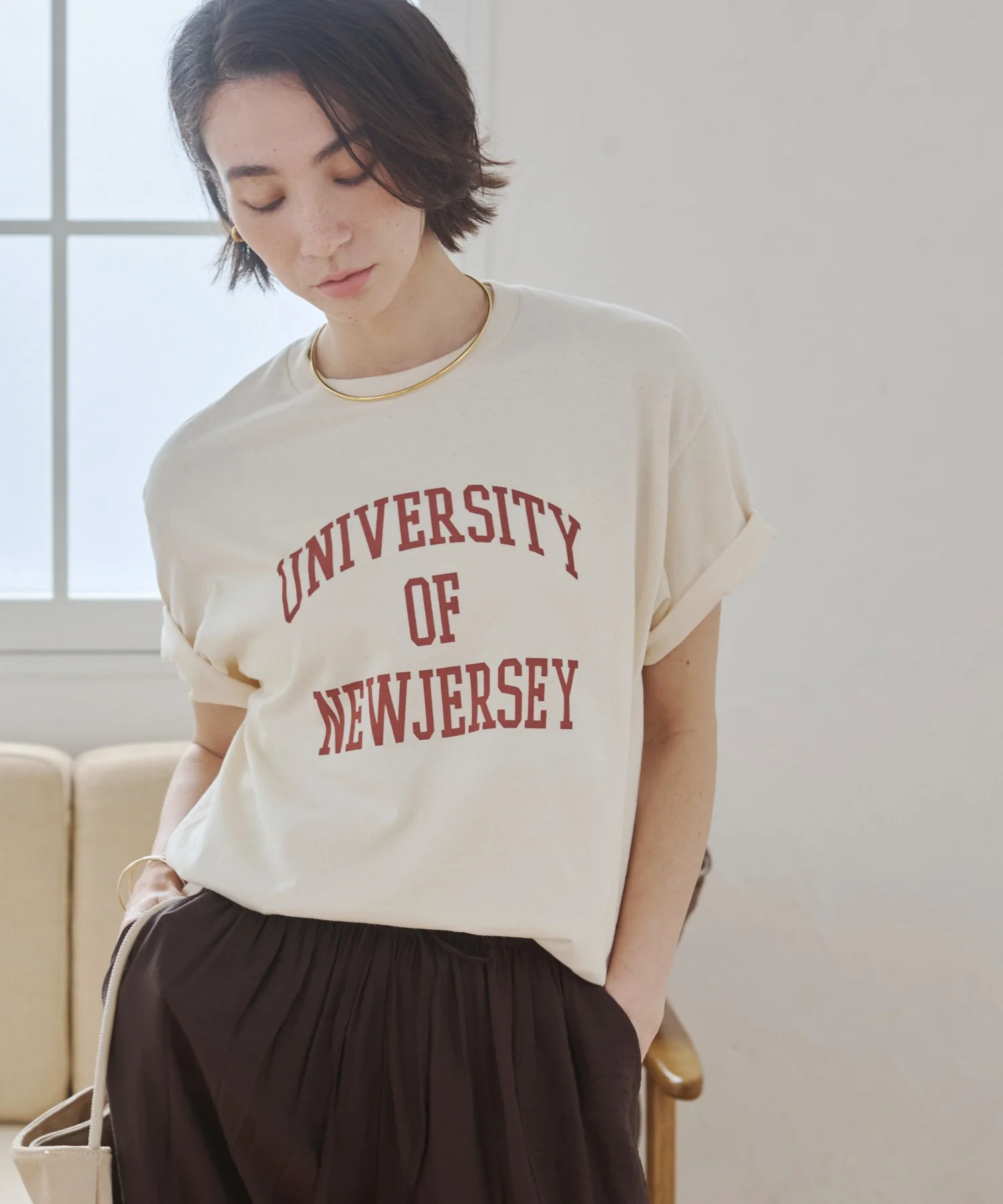 カレッジロゴプリントTee - Image 102