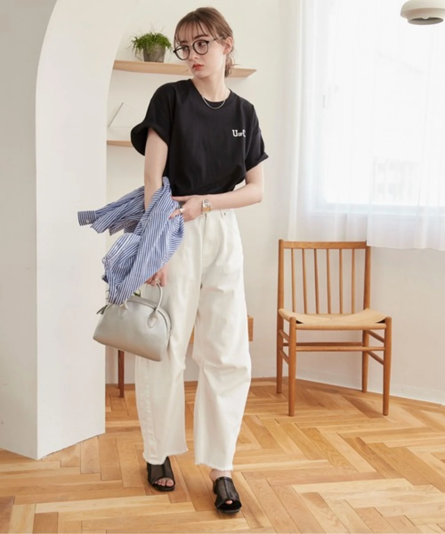 カレッジロゴプリントTee - Image 105