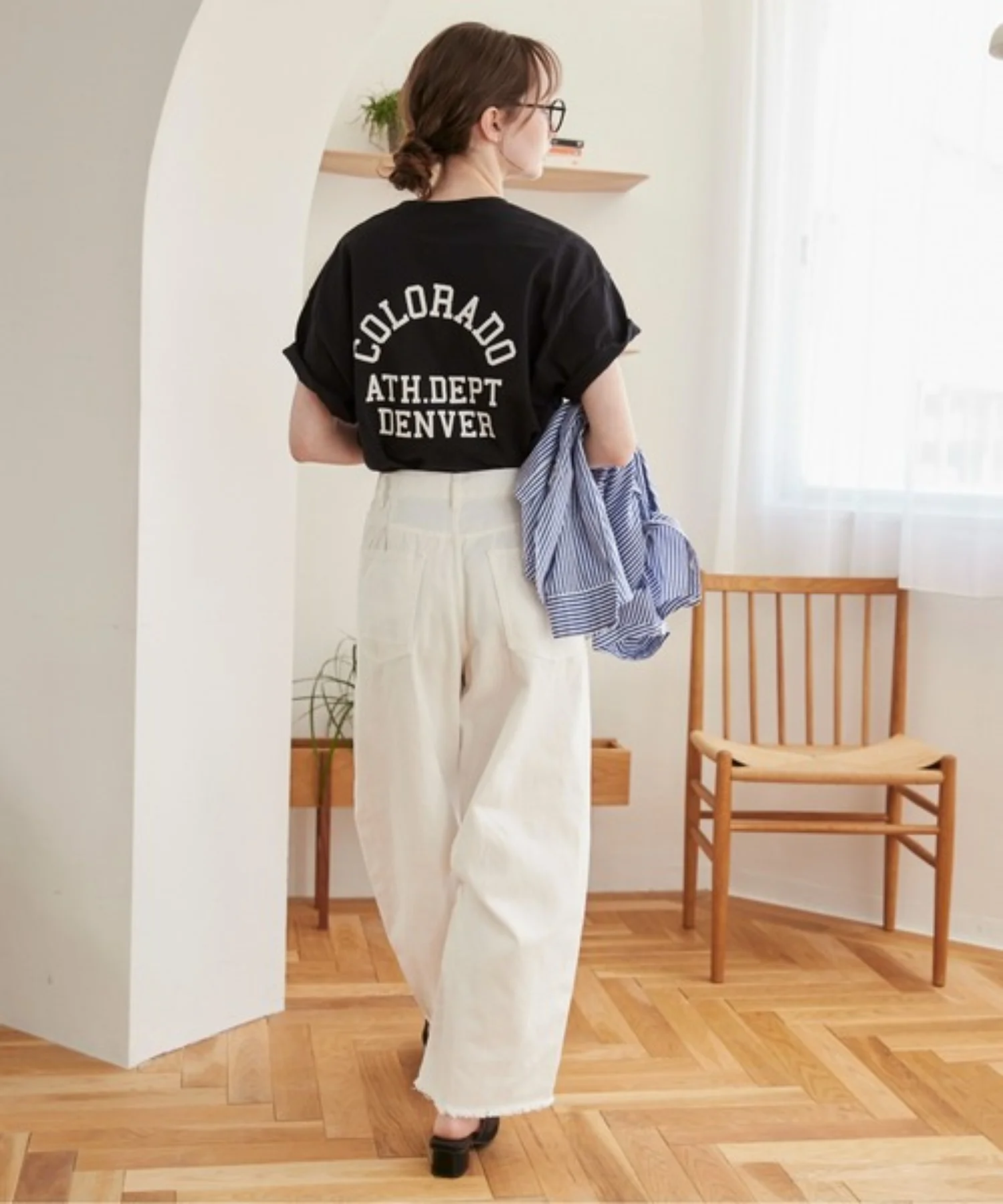 カレッジロゴプリントTee - Image 106