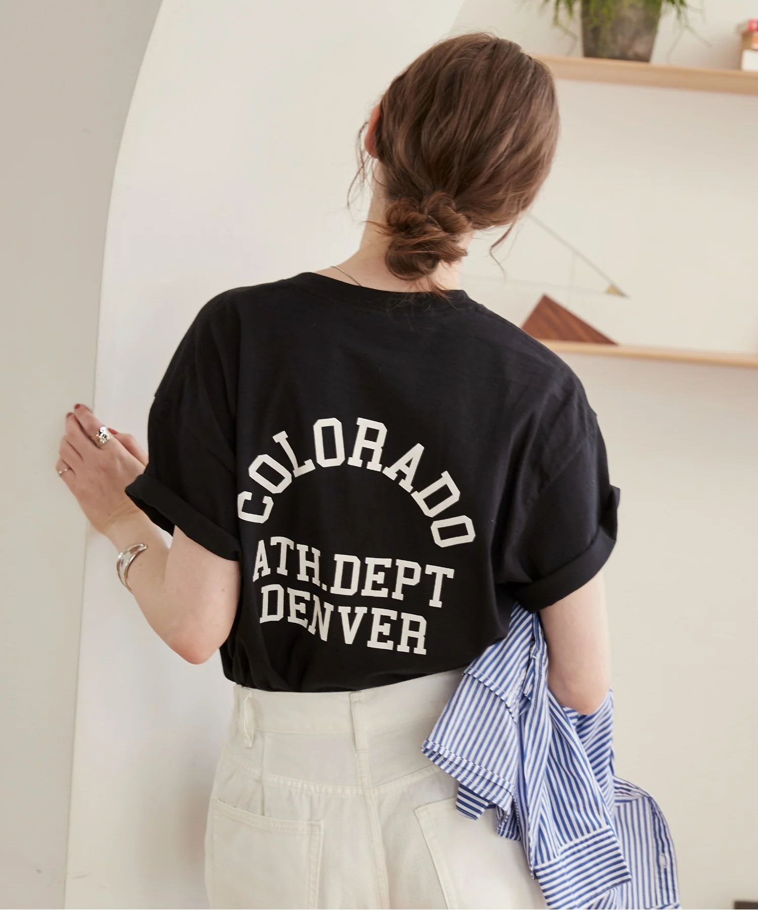 カレッジロゴプリントTee - Image 108