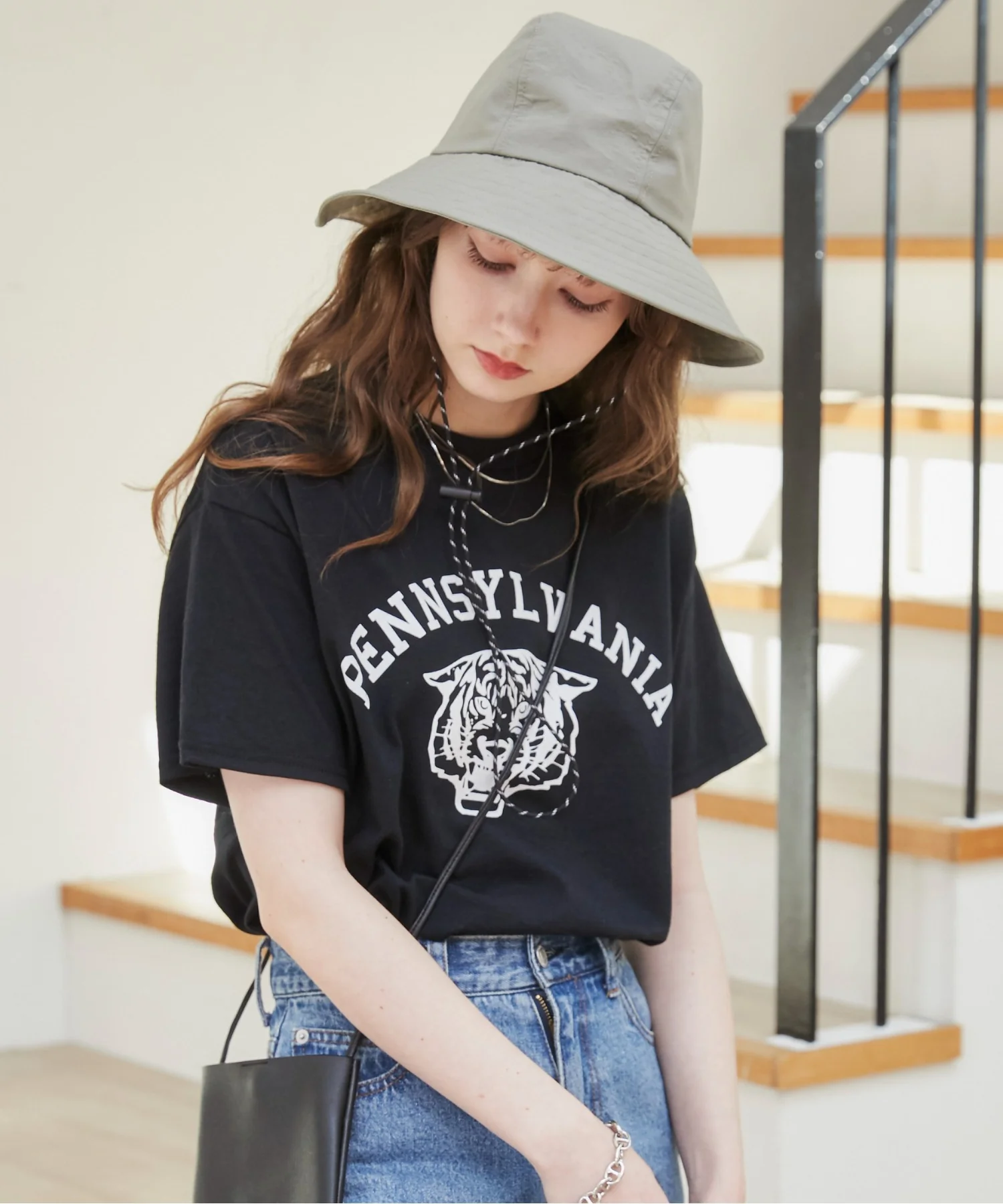カレッジロゴプリントTee - Image 110