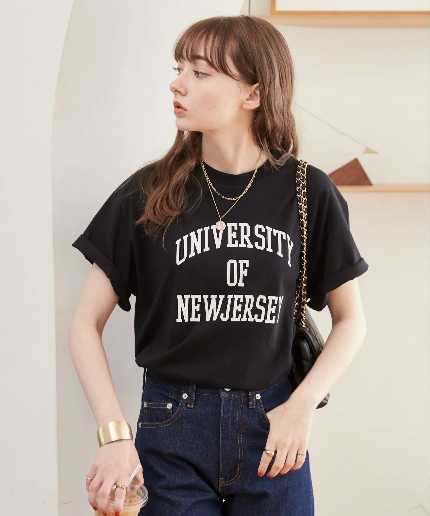 カレッジロゴプリントTee - Image 114