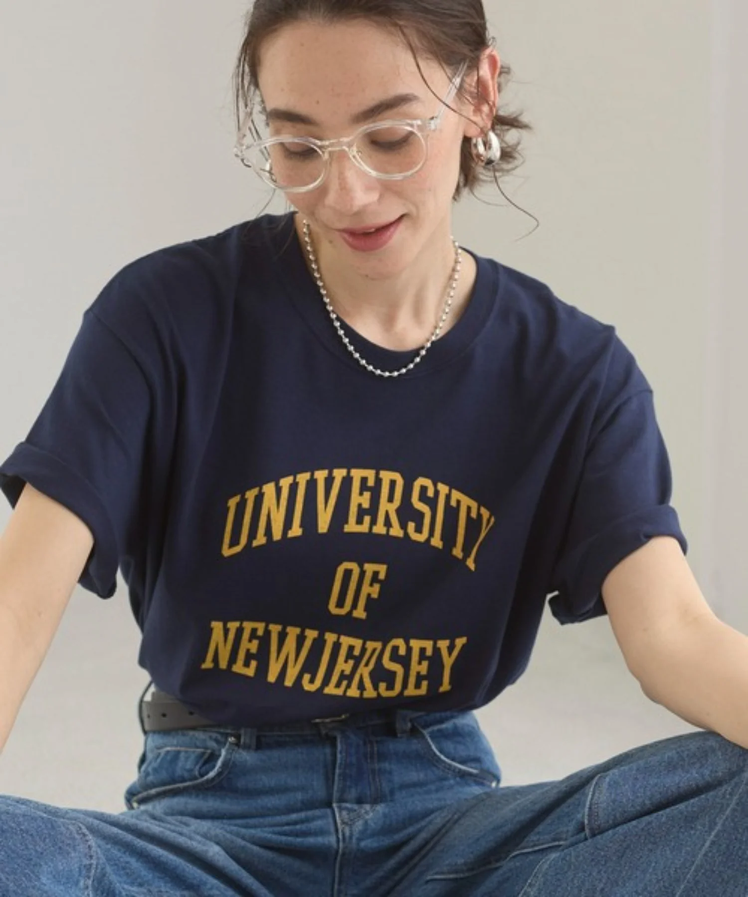 カレッジロゴプリントTee - Image 2