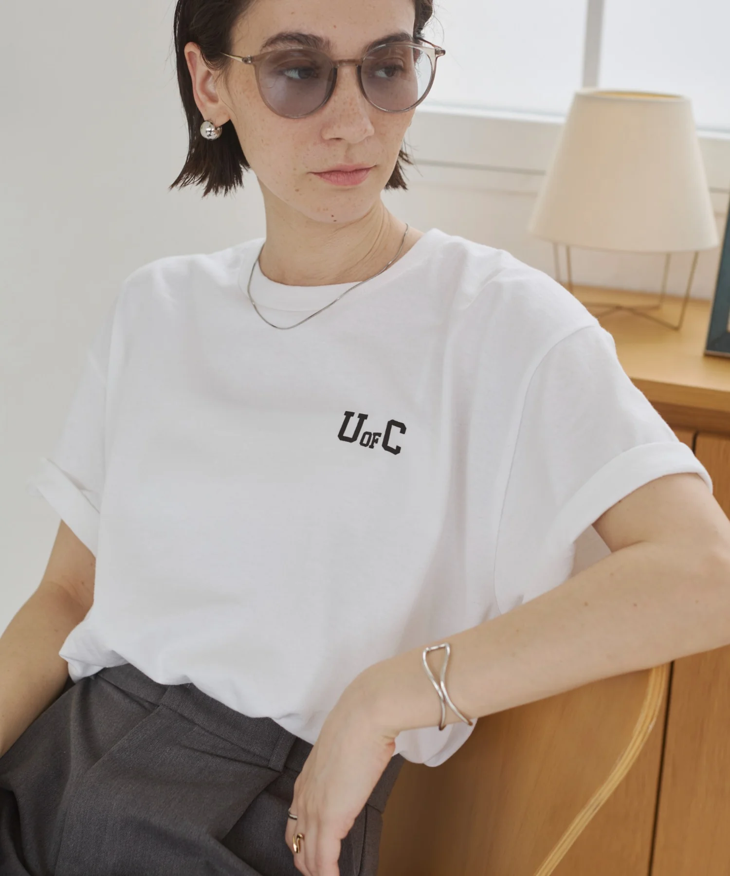 カレッジロゴプリントTee - Image 26