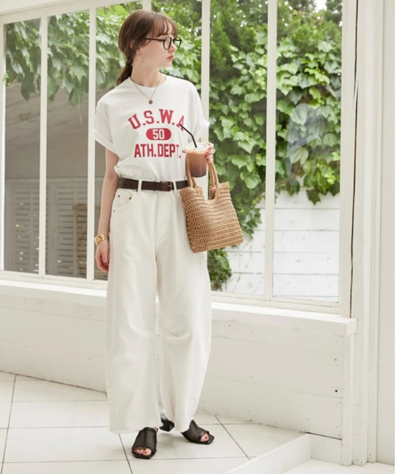 カレッジロゴプリントTee - Image 32