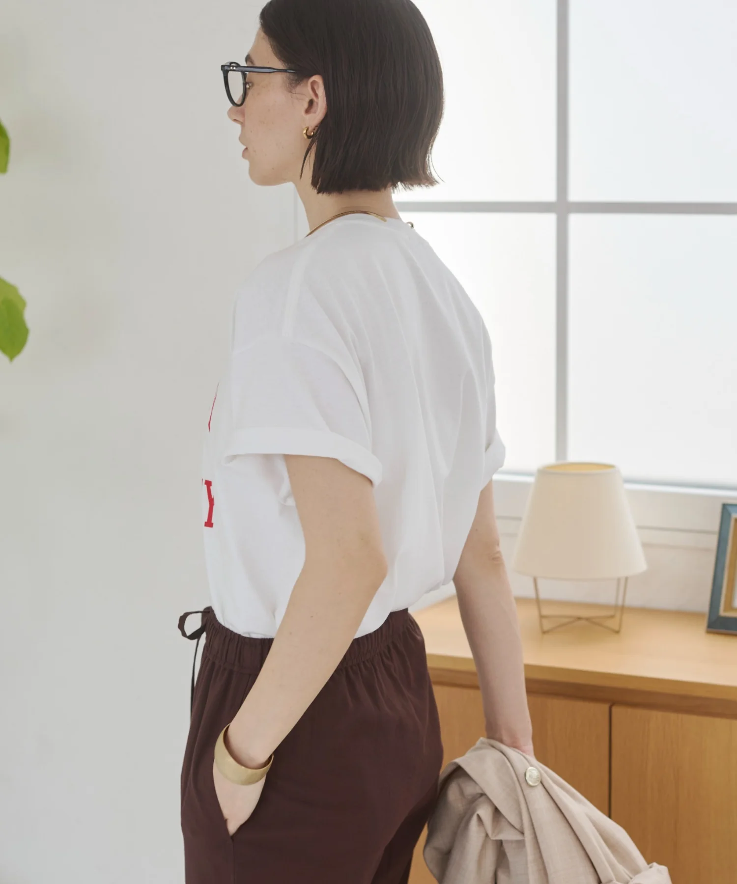 カレッジロゴプリントTee - Image 40