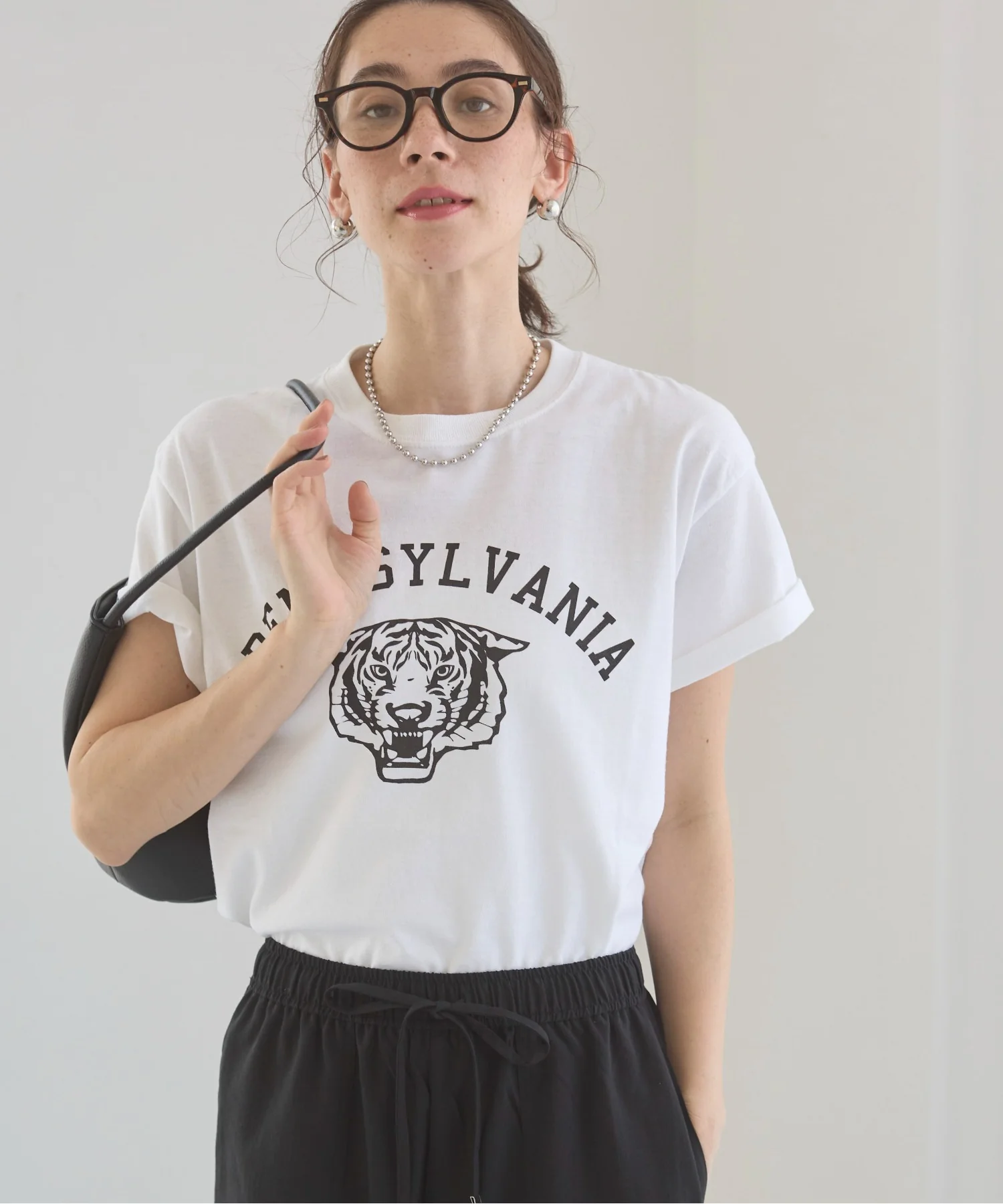 カレッジロゴプリントTee - Image 51