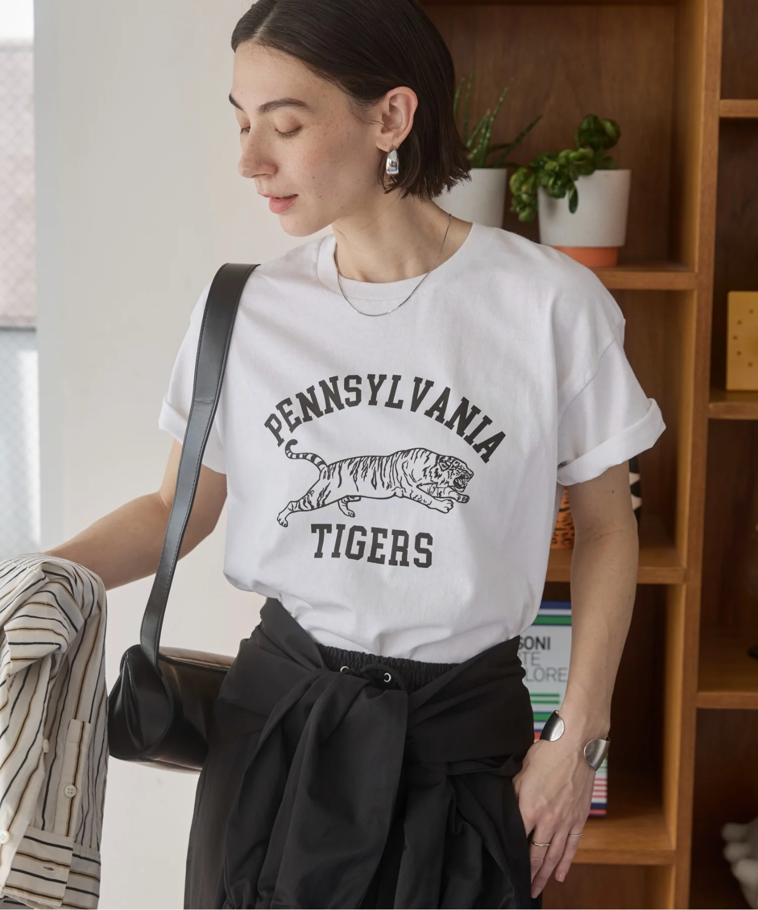 カレッジロゴプリントTee - Image 56