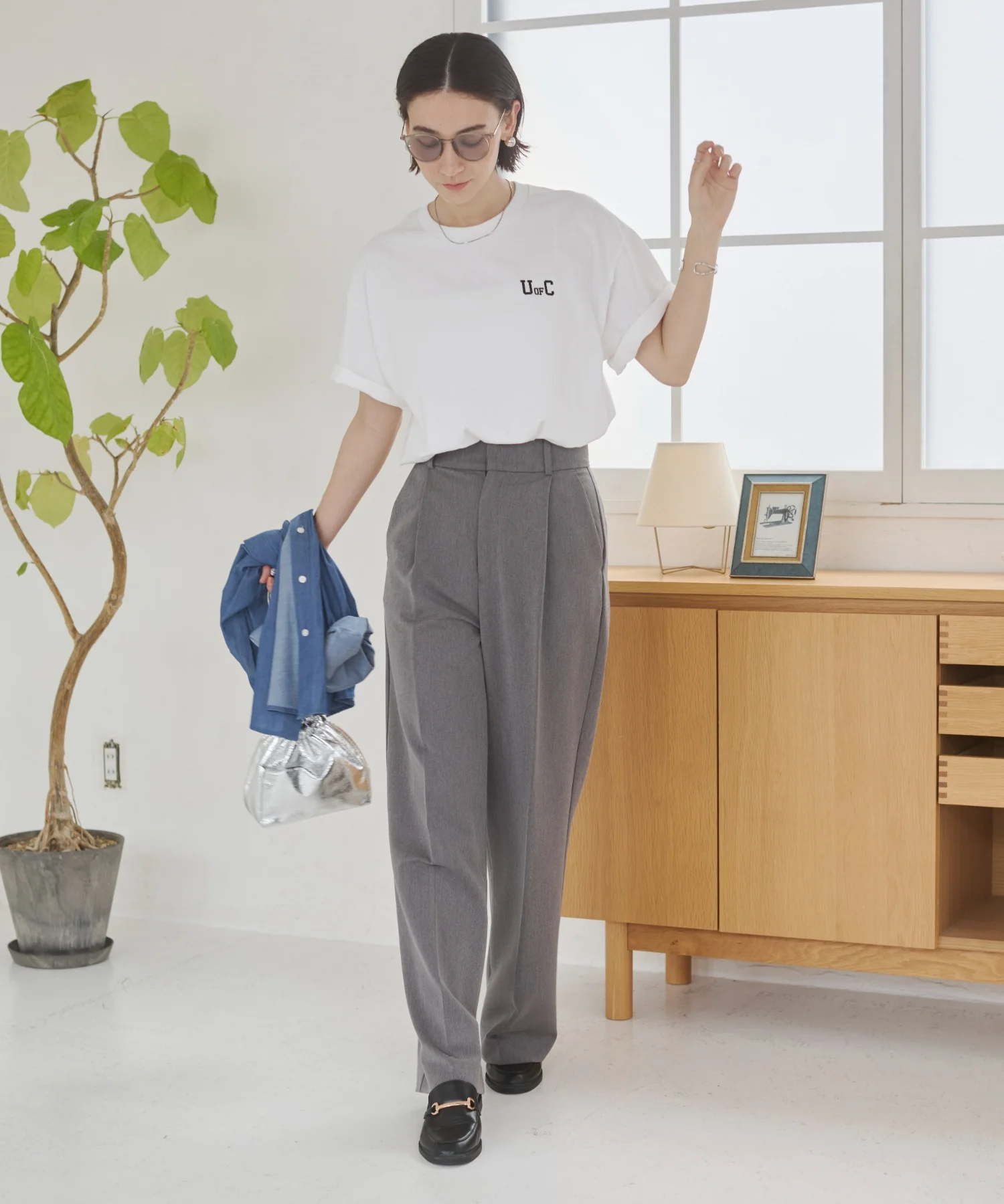 カレッジロゴプリントTee - Image 58