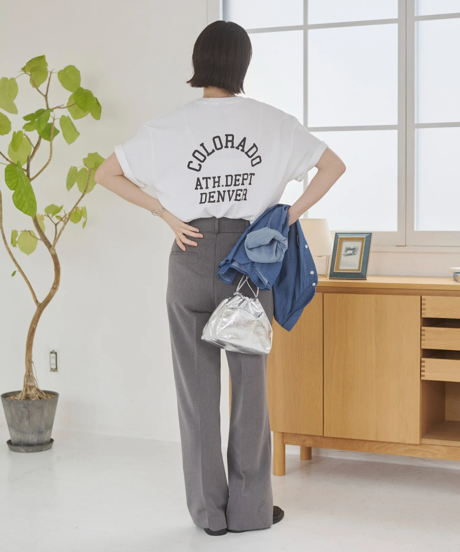 カレッジロゴプリントTee - Image 59